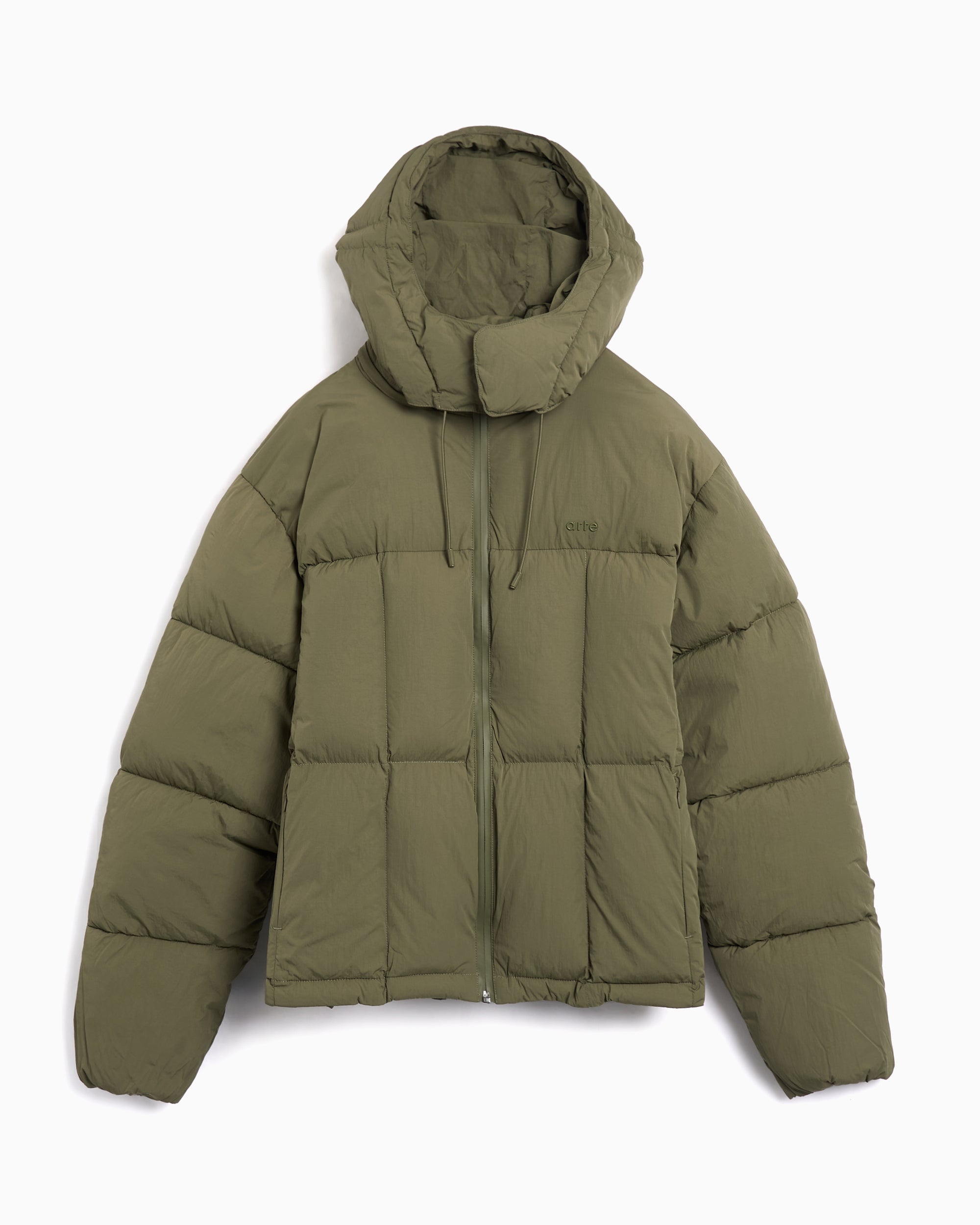 Jackets Coats Arte Antwerp Special Cuts Men's Down Jacket - AW25-132J-Green