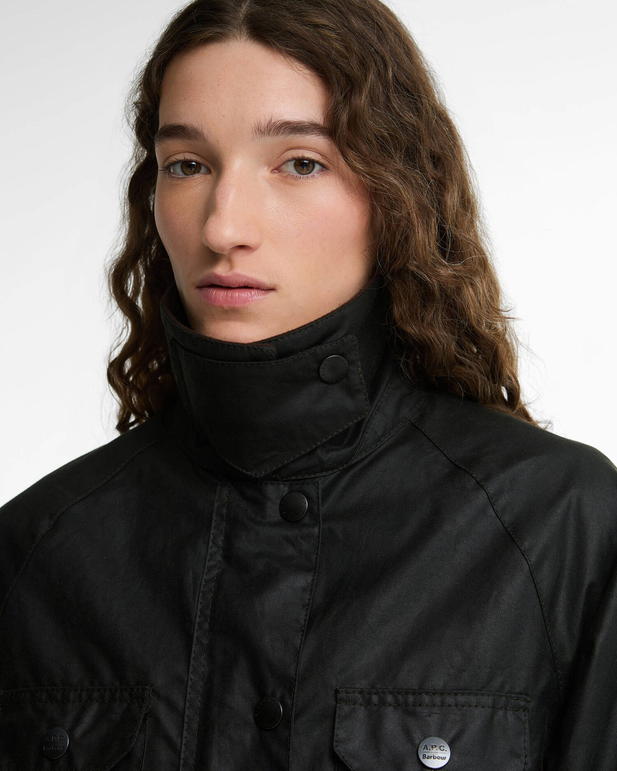 Jackets Coats Barbour x A.P.C Spey Women's Rain Jacket - LWX1598SG91
