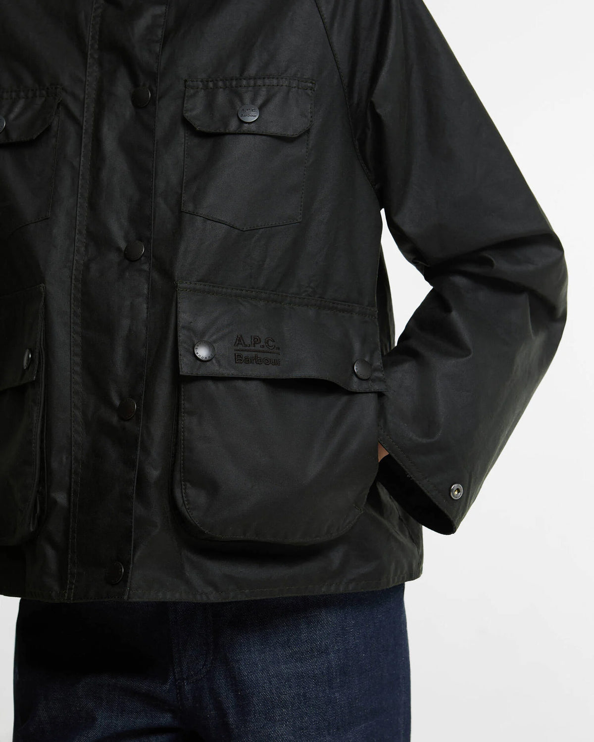 Jackets Coats Barbour x A.P.C Spey Women's Rain Jacket - LWX1598SG91