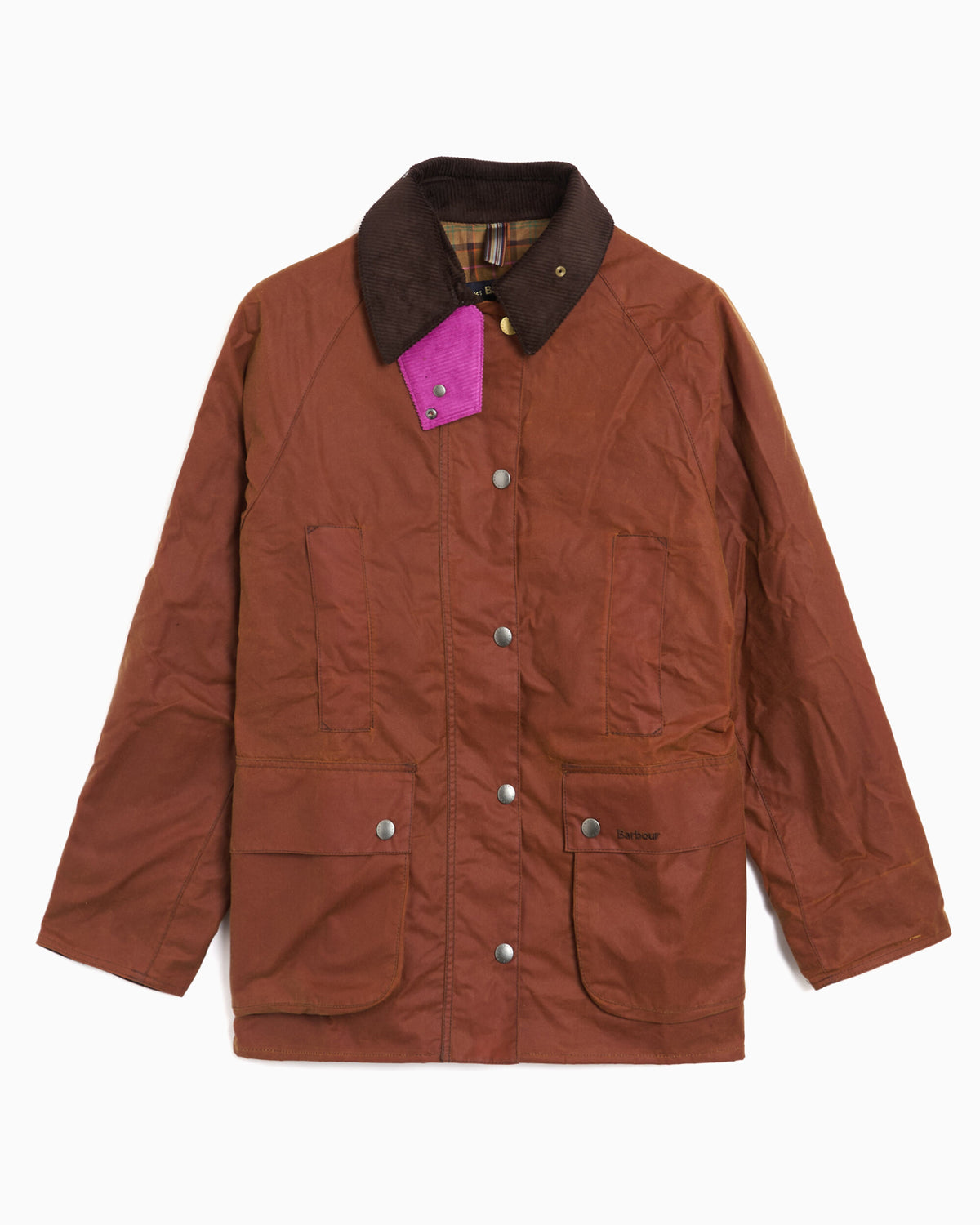 Jackets Coats Barbour x Paul Smith Beaufort Wax Relaxed Women's Rain Jacket - LWX1599BR71