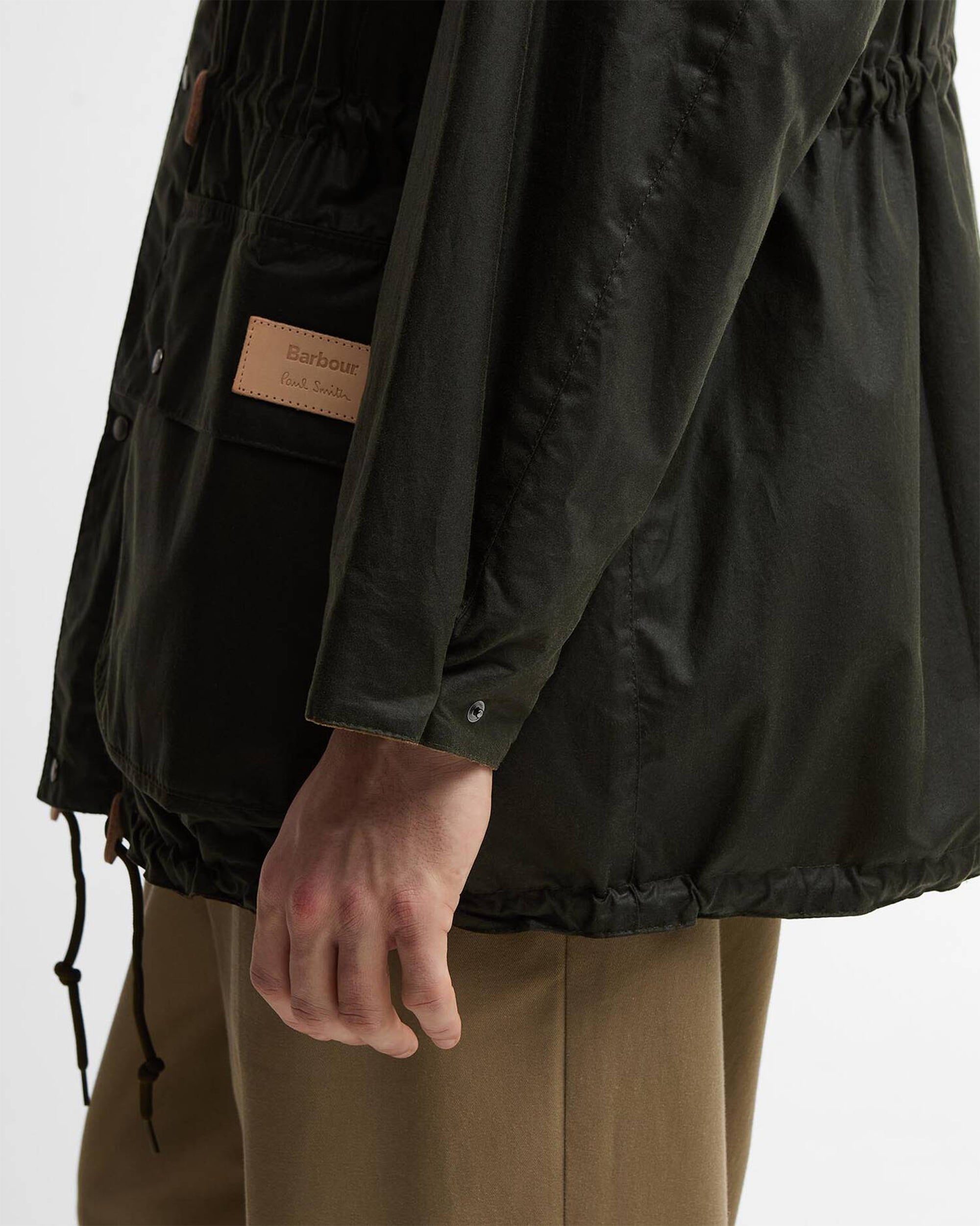 Jackets Coats Barbour x Paul Smith Durham Wax Relaxed Men's Rain Jacket - MWX2561OL51