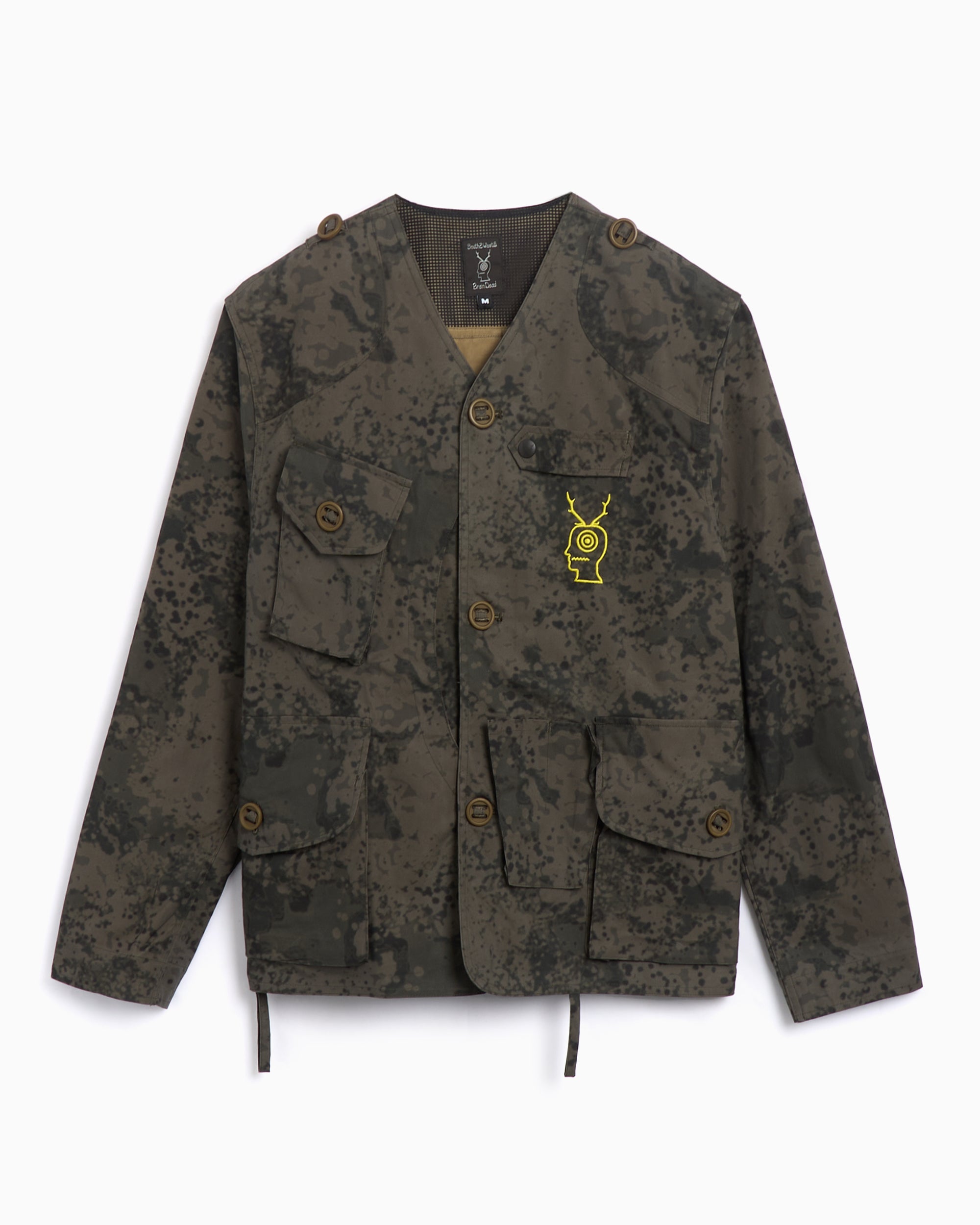 Jackets Coats Brain Dead x South2 West8 Tenkara Men's Jacket Relaxed Men's Light Jacket - BDP24O200040-GRY