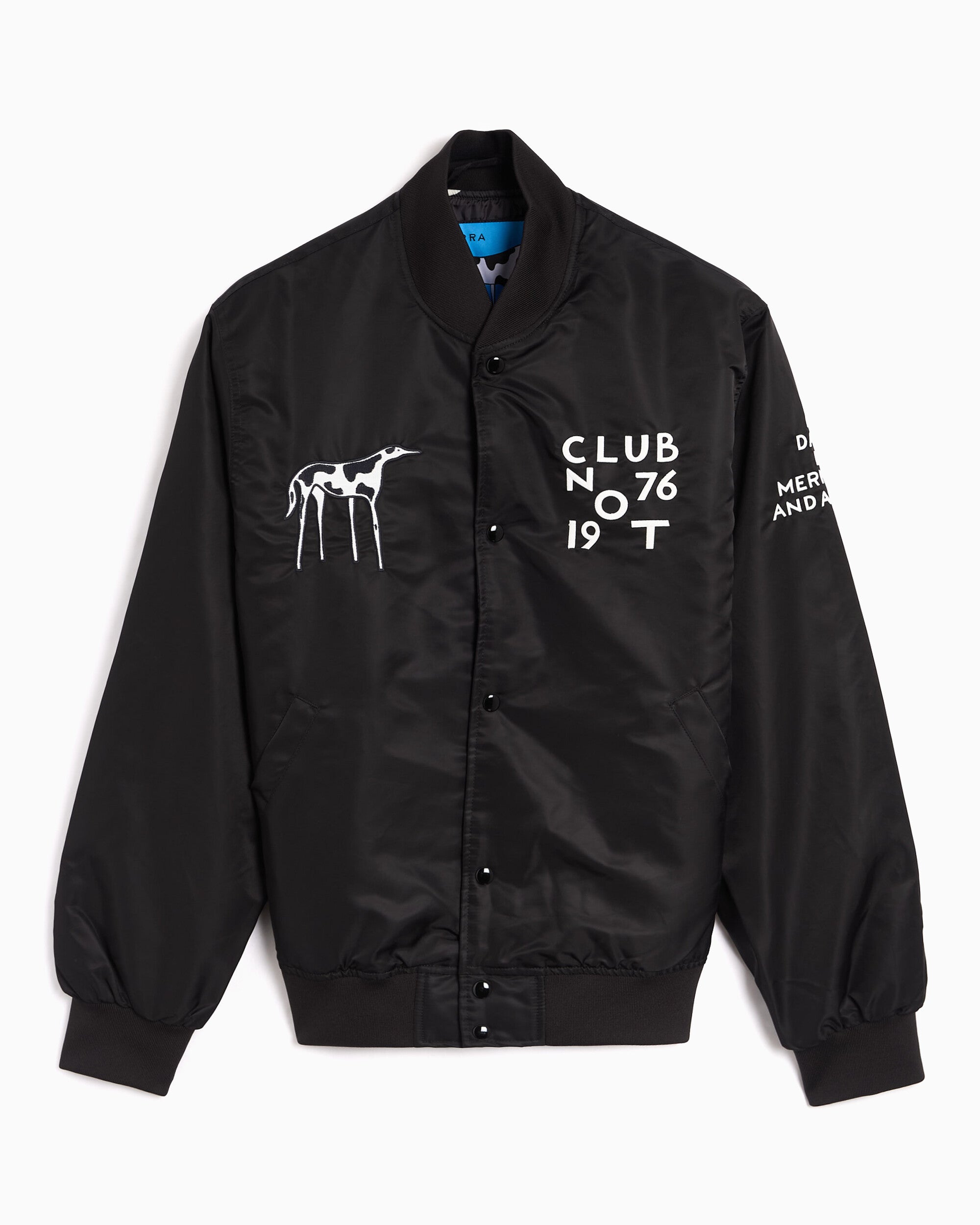 Jackets Coats by Parra Club Not 1976 Embroidered Men's Bomber - 56265-Black
