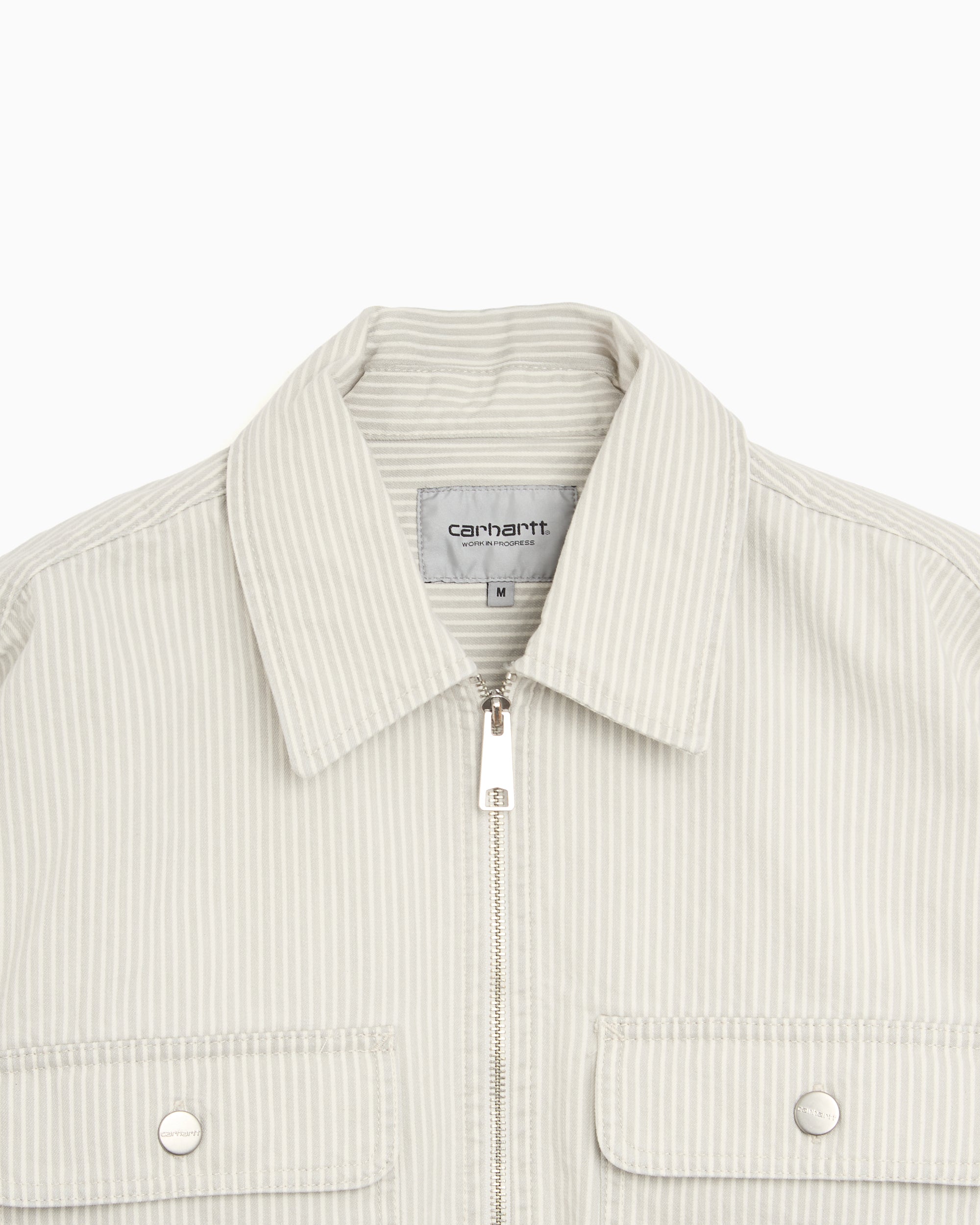 Jackets Coats Carhartt WIP Mercer Striped Relaxed Unisex Overshirt - I036495-3OK35