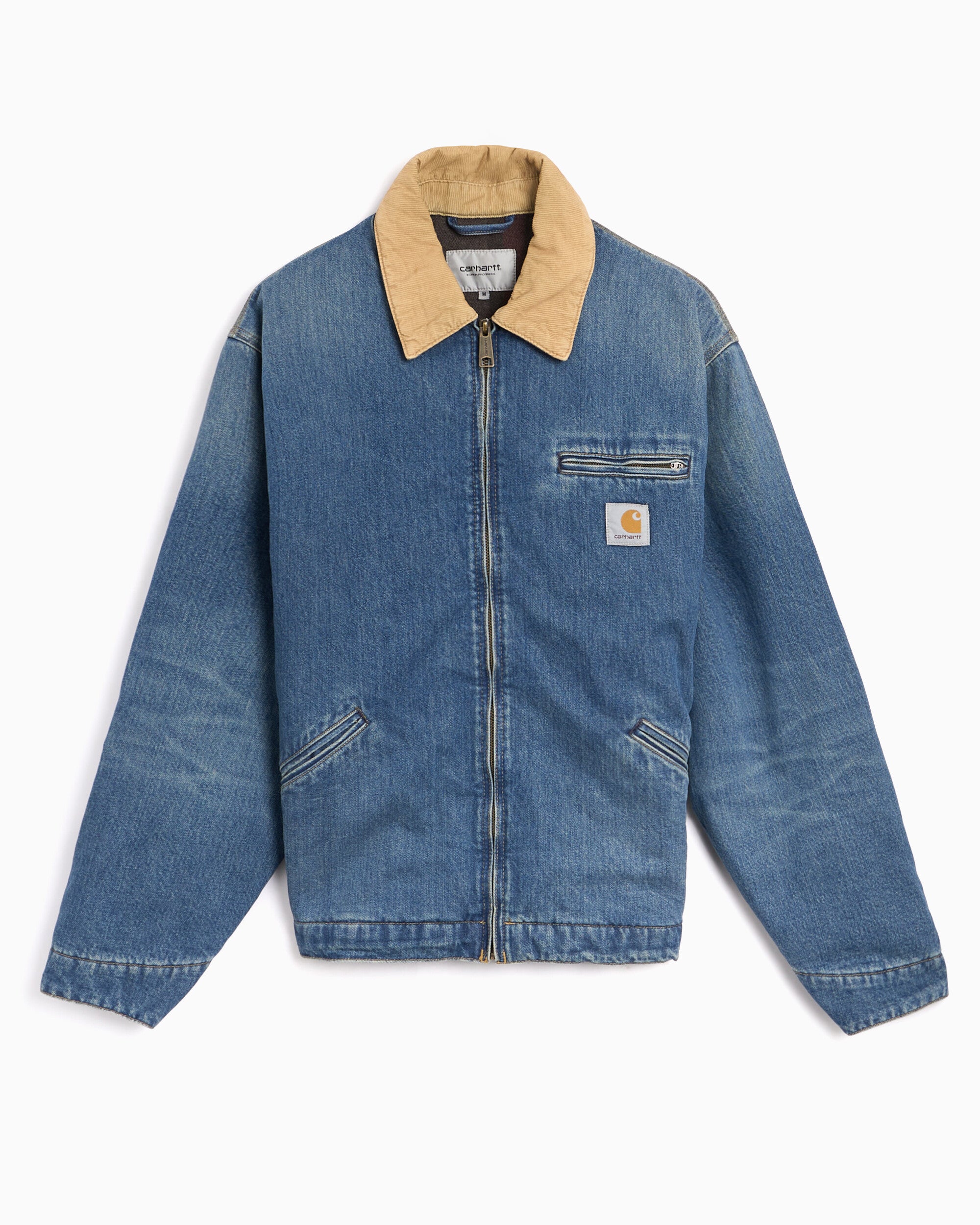 Jackets Coats Carhartt WIP OG Detroit Winter Boxy Unisex Denim Jacket - I037535-2XNEX