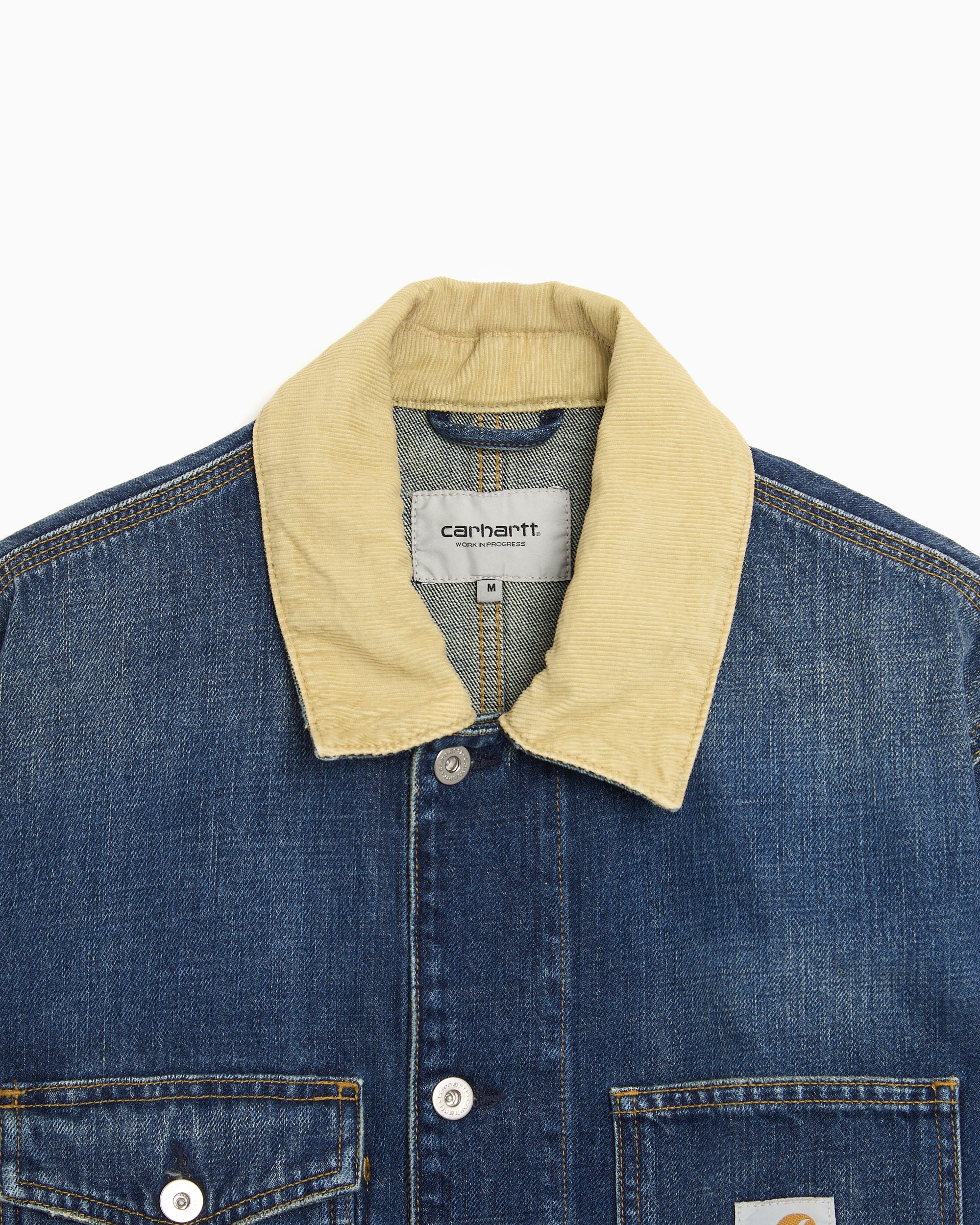 Jackets Coats Carhartt WIP Warren Chore Oversize Unisex Denim Jacket - I036592-2XN4L