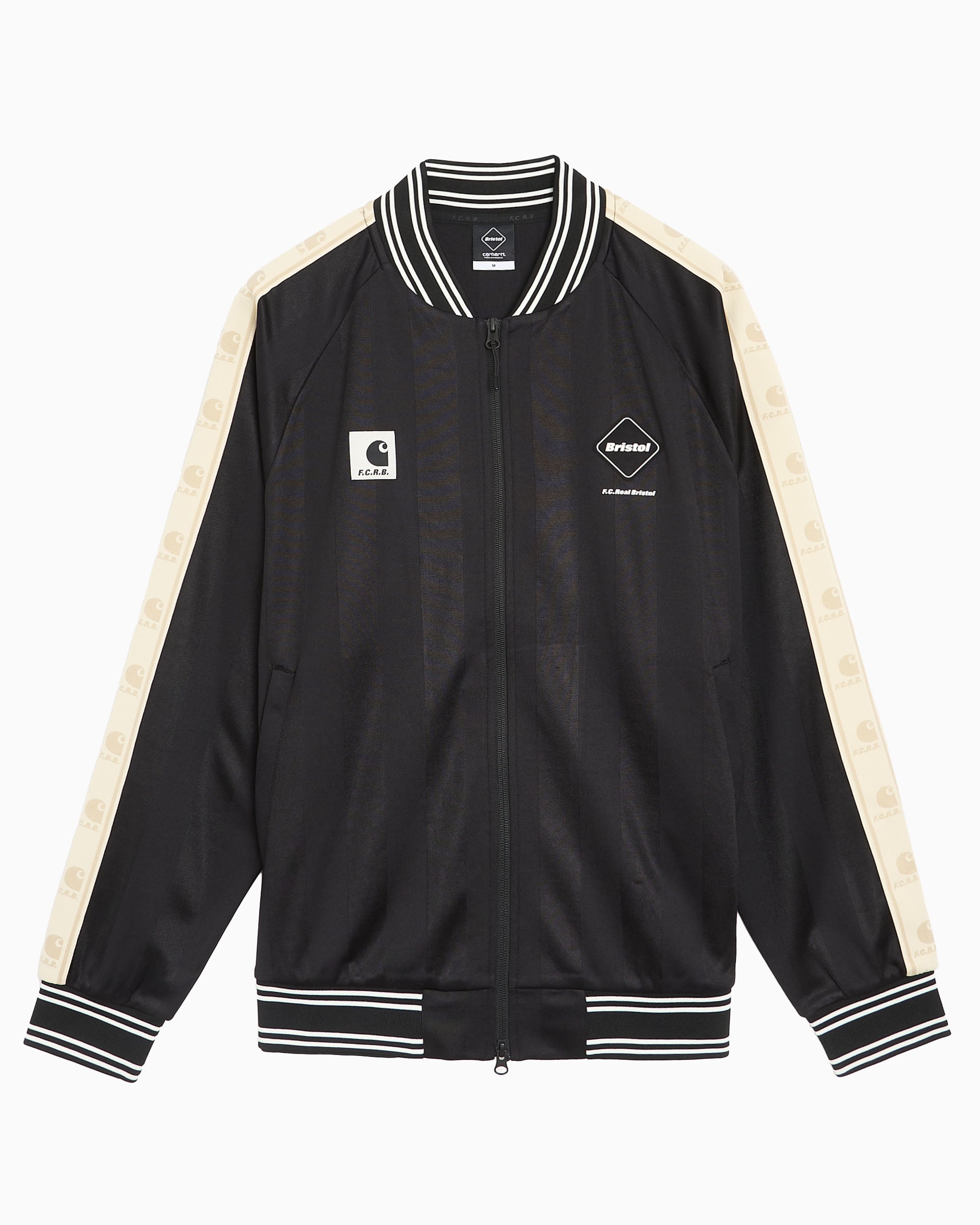 Carhartt WIP x F.C. Real Bristol gestreept Trainingsjack Unisex