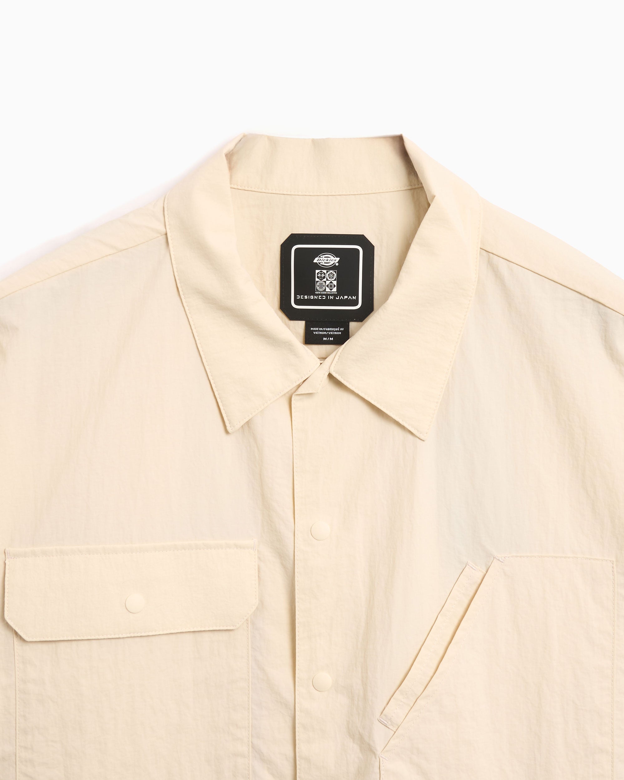 Jackets Coats Dickies x Tokyo Design Collective Men's Oversized Fit Pieced Workshirt Jacket Oversize Men's Light Jacket - DK0A866OF901