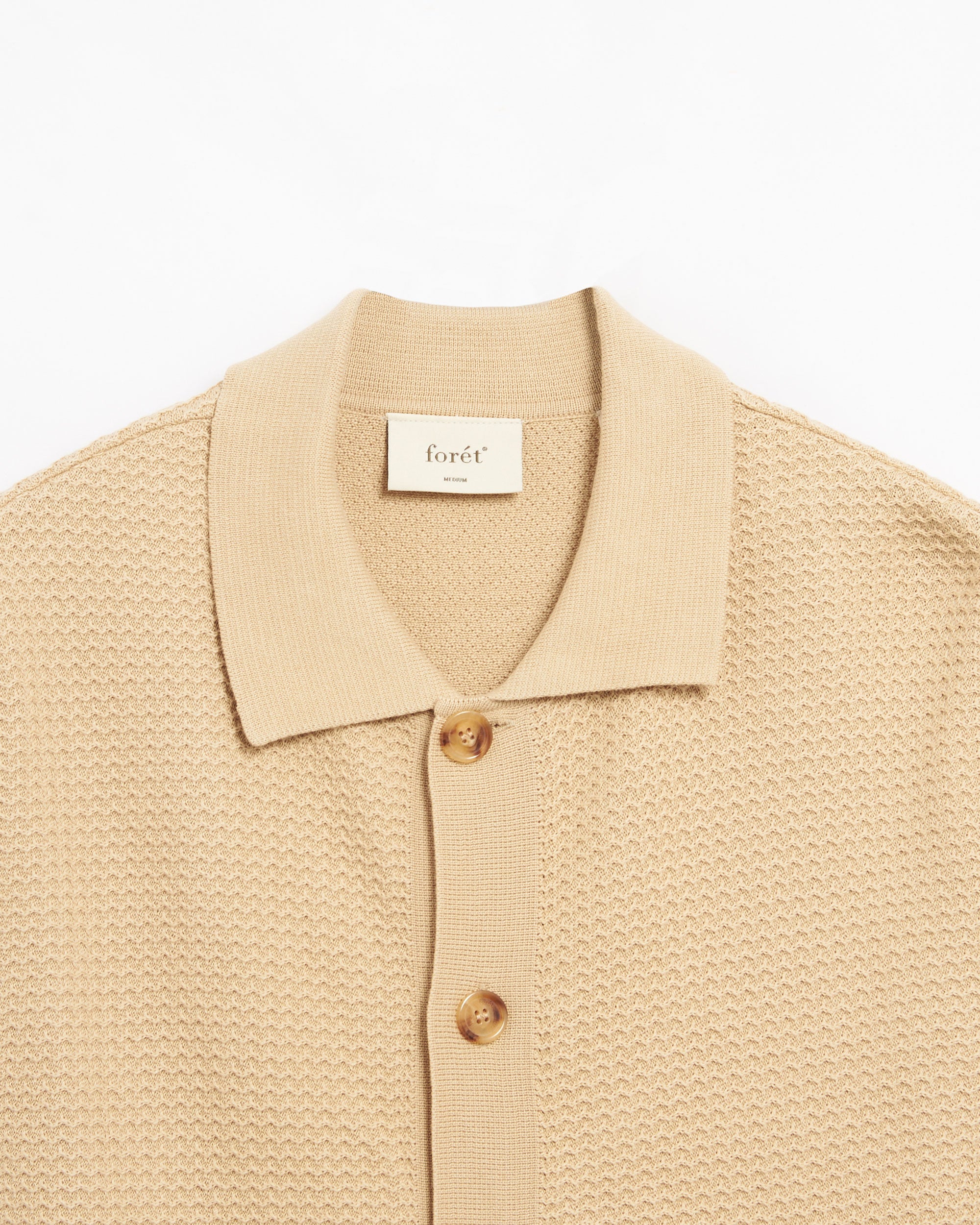 Jackets Coats Forét Boat Men's Knit Cardigan Men's Cardigan - F3998-OAT