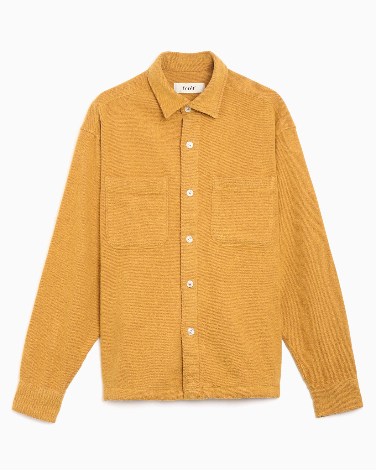 Jackets Coats forét Moon Relaxed Men's Overshirt - F1532-YELLOW