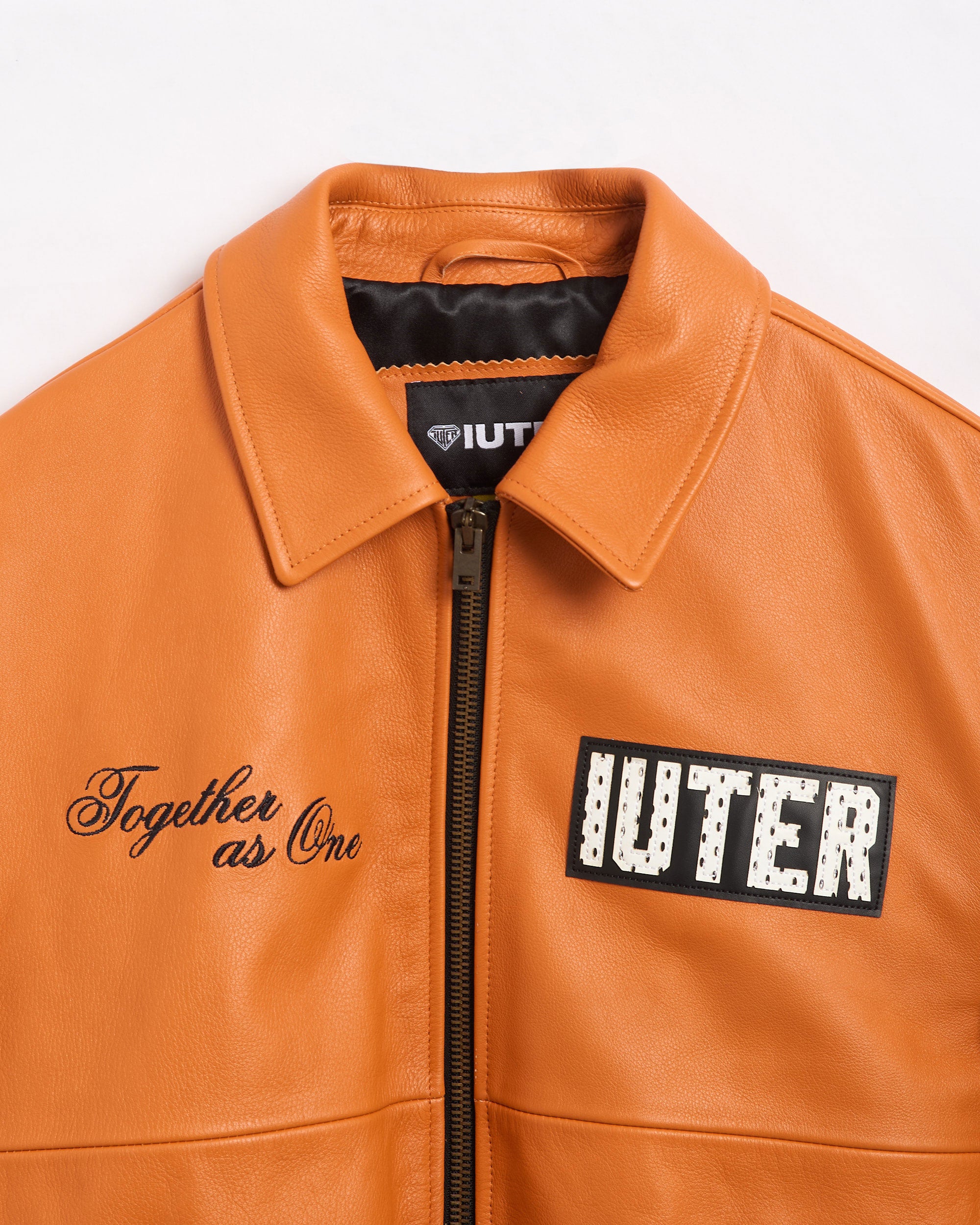 Jackets Coats Iuter Together Men's Leather Jacket - 24SIJD65
