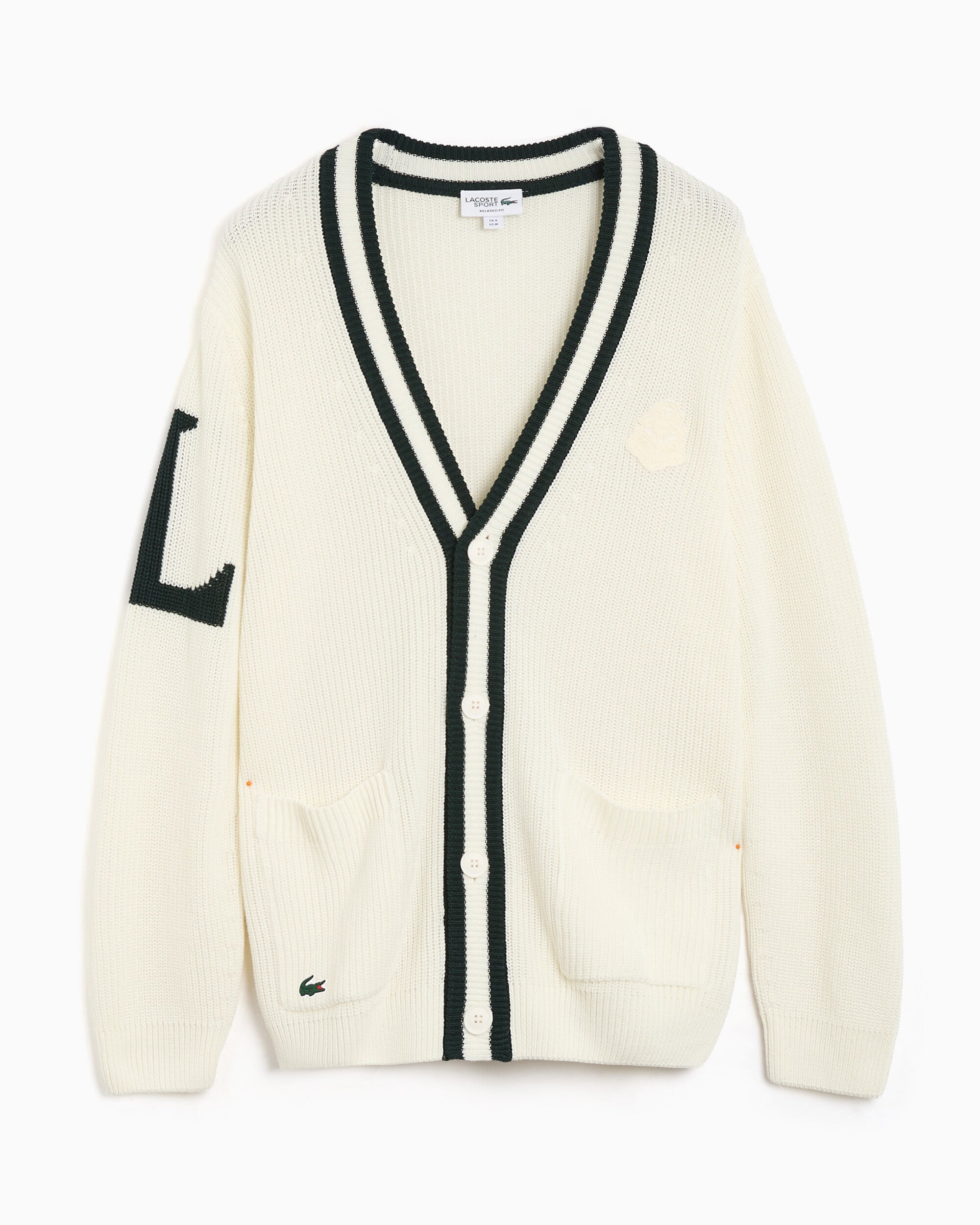 Jackets Coats Lacoste Golf Logo Relaxed Cardigan - AH6868-00-0LP