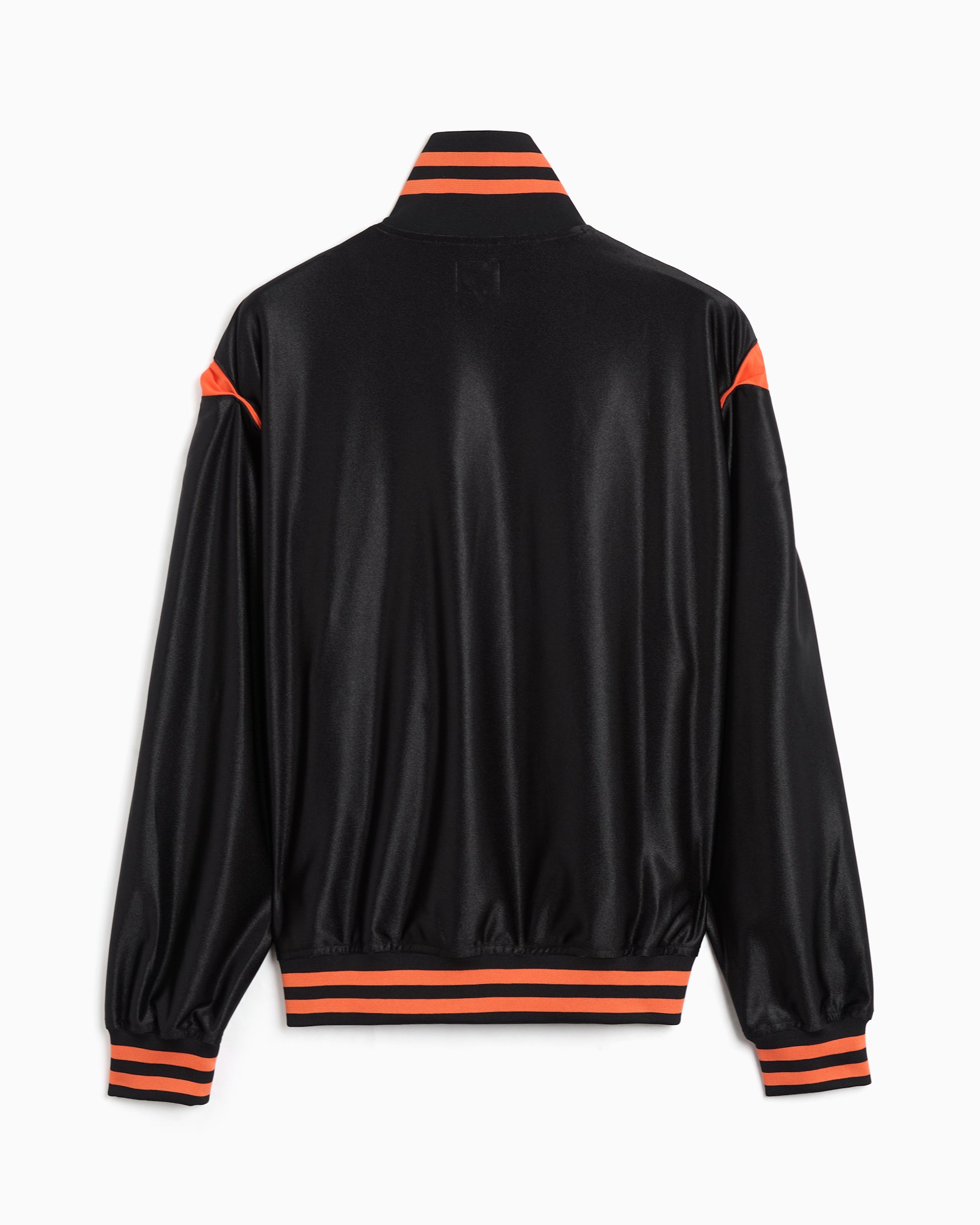 Jackets Coats Needles Tricot Sateen Logo Relaxed Men's Track Jacket - SX217-B-Black