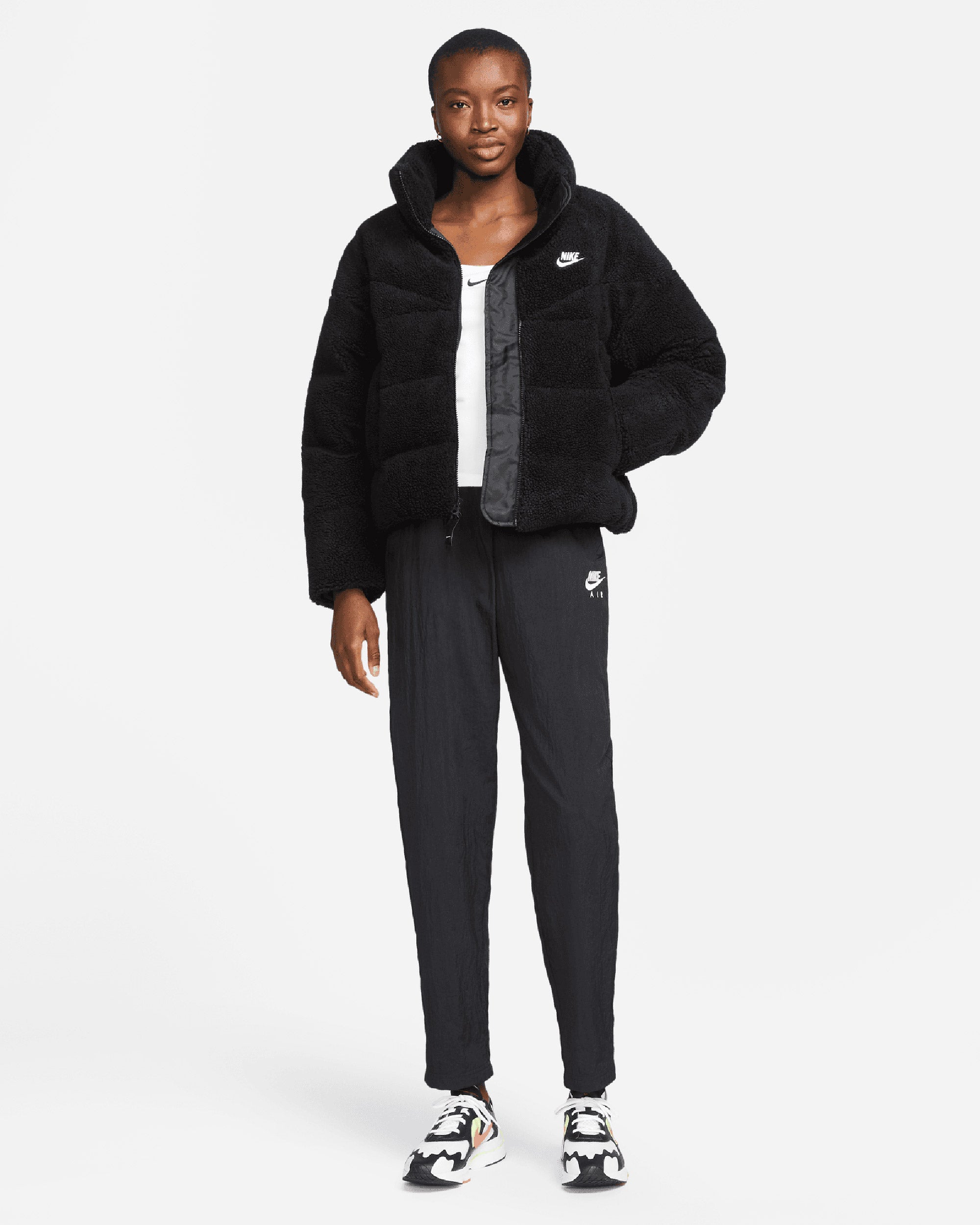 Jackets Coats Nike Sportswear Therma-FIT City Series Women's Sherpa Jacket - DD4654-010