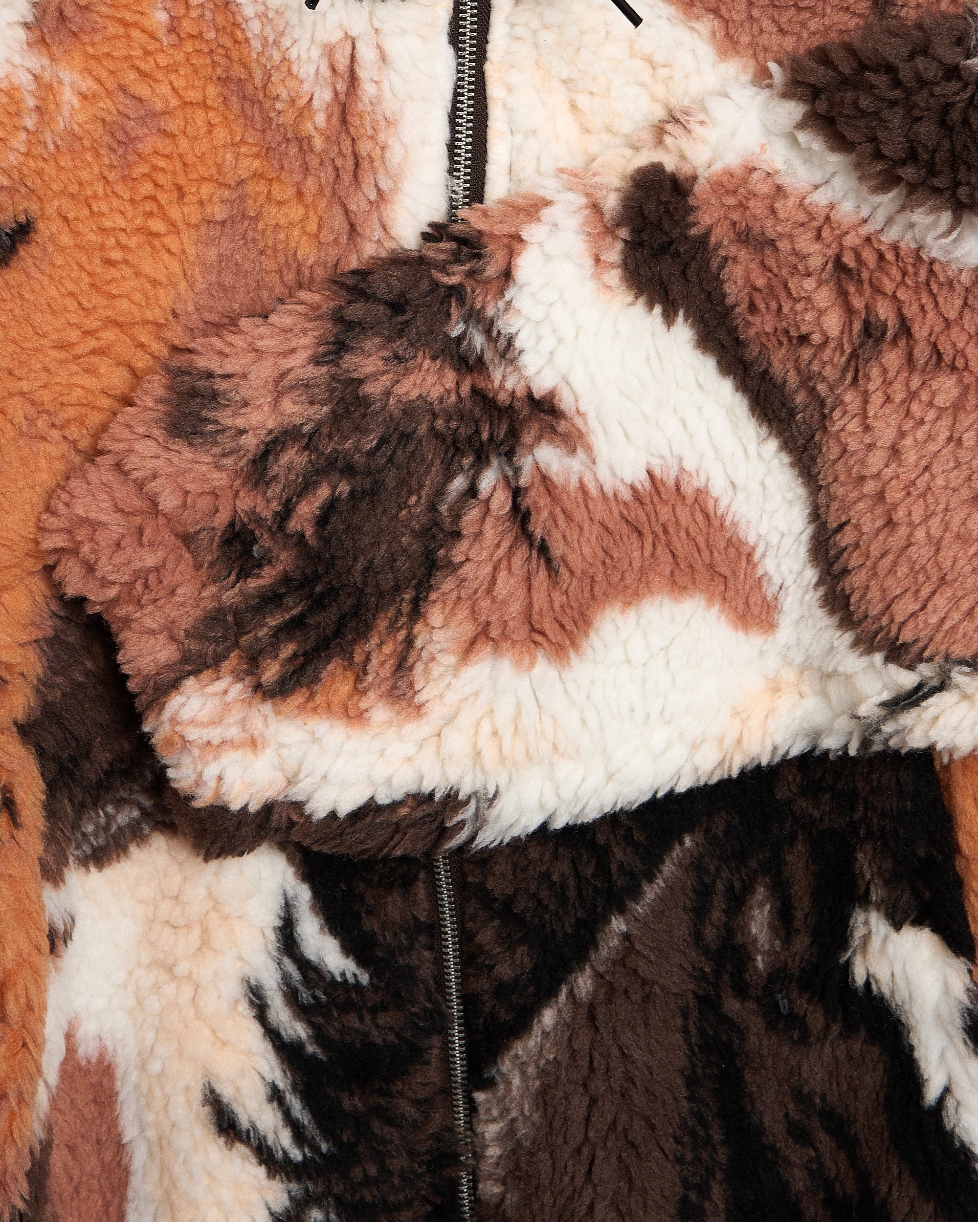 Jackets Coats OBEY Clothing Horses Graphic Relaxed Men's Fleece Jacket - 121800610-BWM