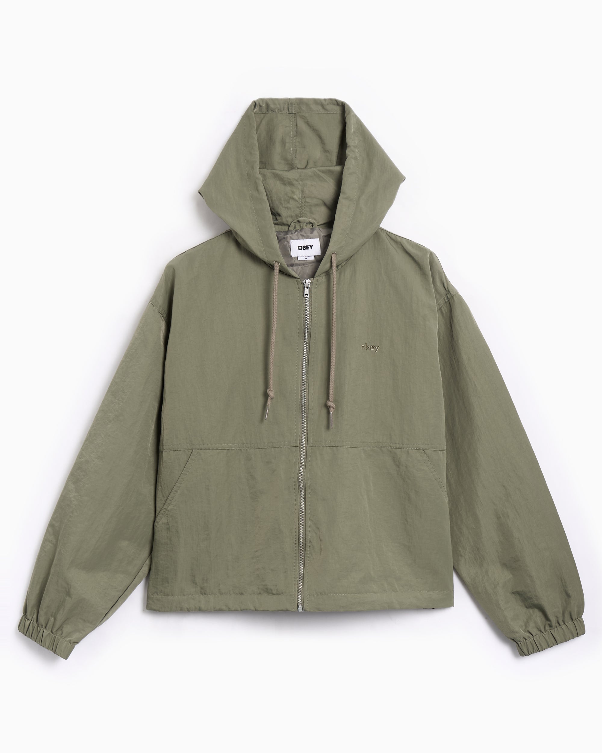 Jackets Coats OBEY Clothing Lula Boxy Women's Rain Jacket - 221800443-SAG