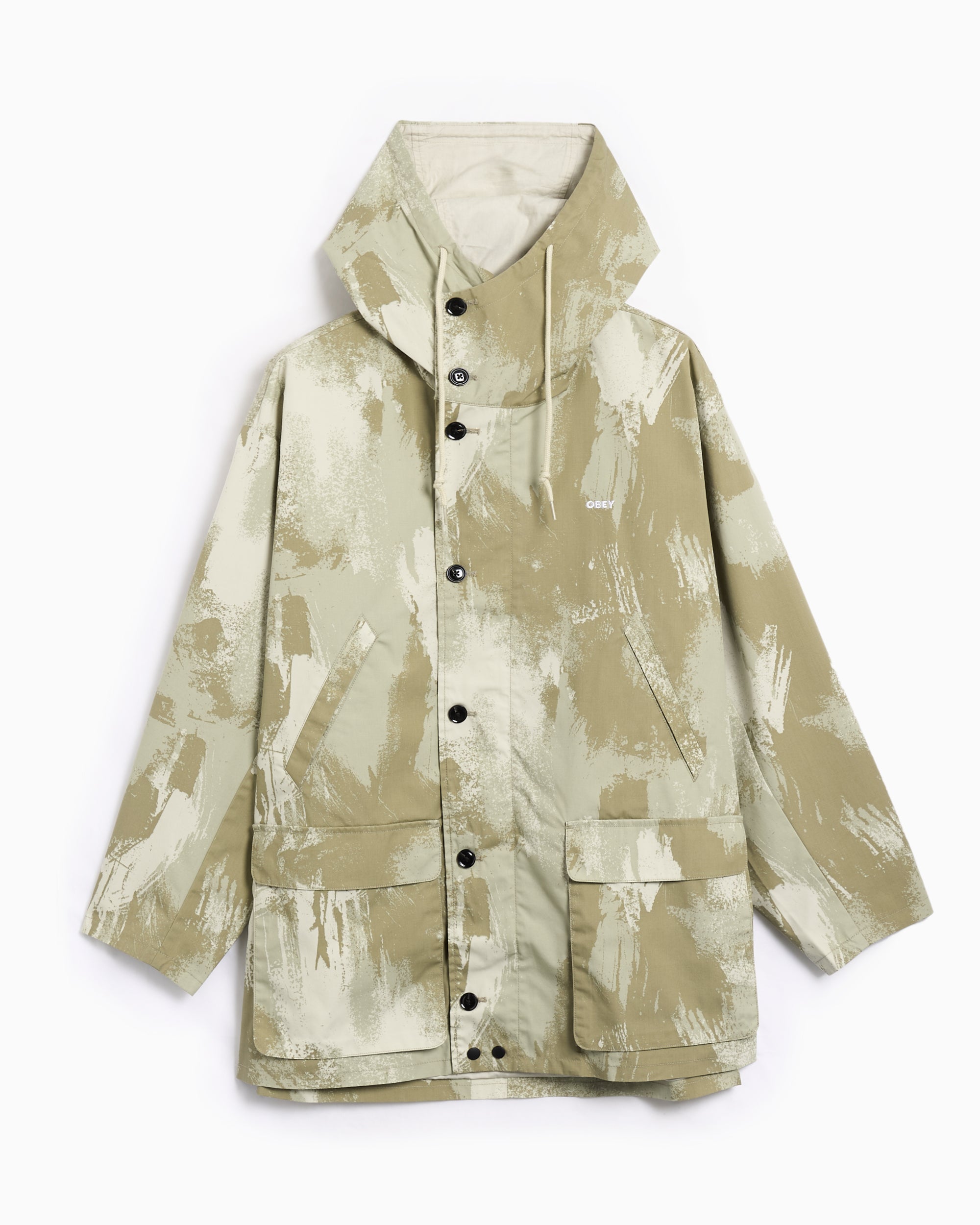 Jackets Coats OBEY Clothing Stanwood Relaxed Men's Light Jacket - 121800598-BCM