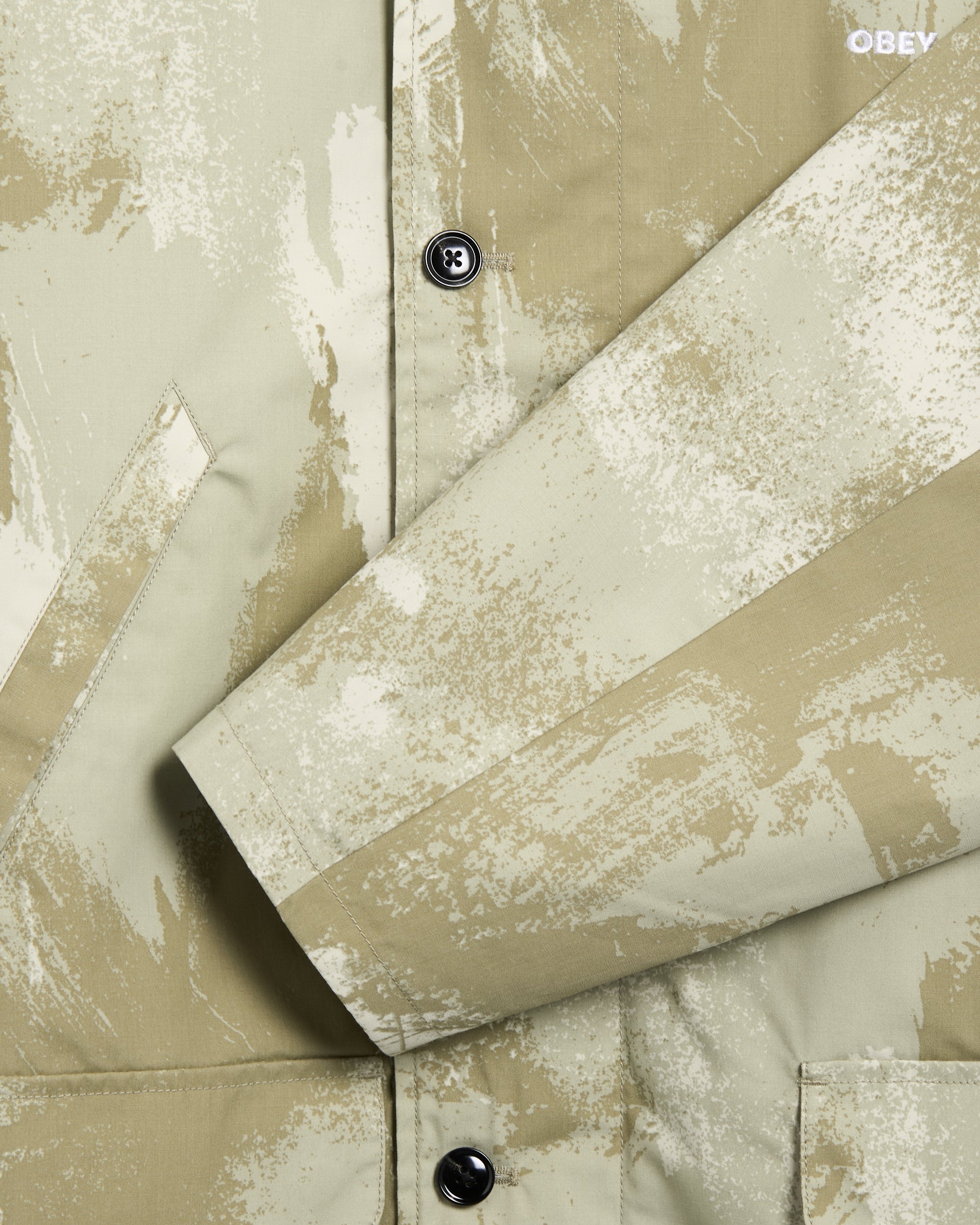 Jackets Coats OBEY Clothing Stanwood Relaxed Men's Light Jacket - 121800598-BCM