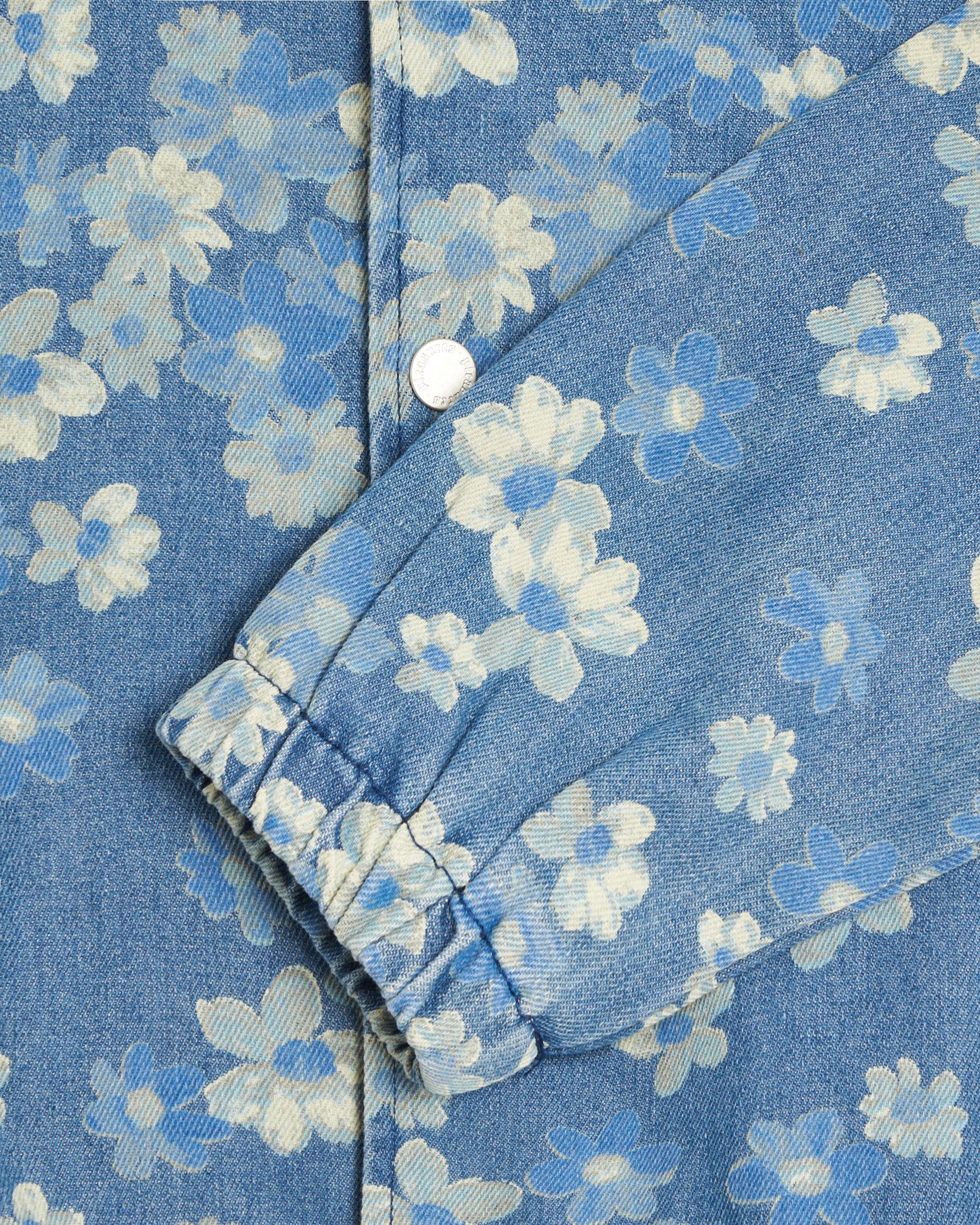 Jackets Coats Pleasures Garden Men's Denim Coach Jacket Men's Denim Jacket - P23F005-INDIGO