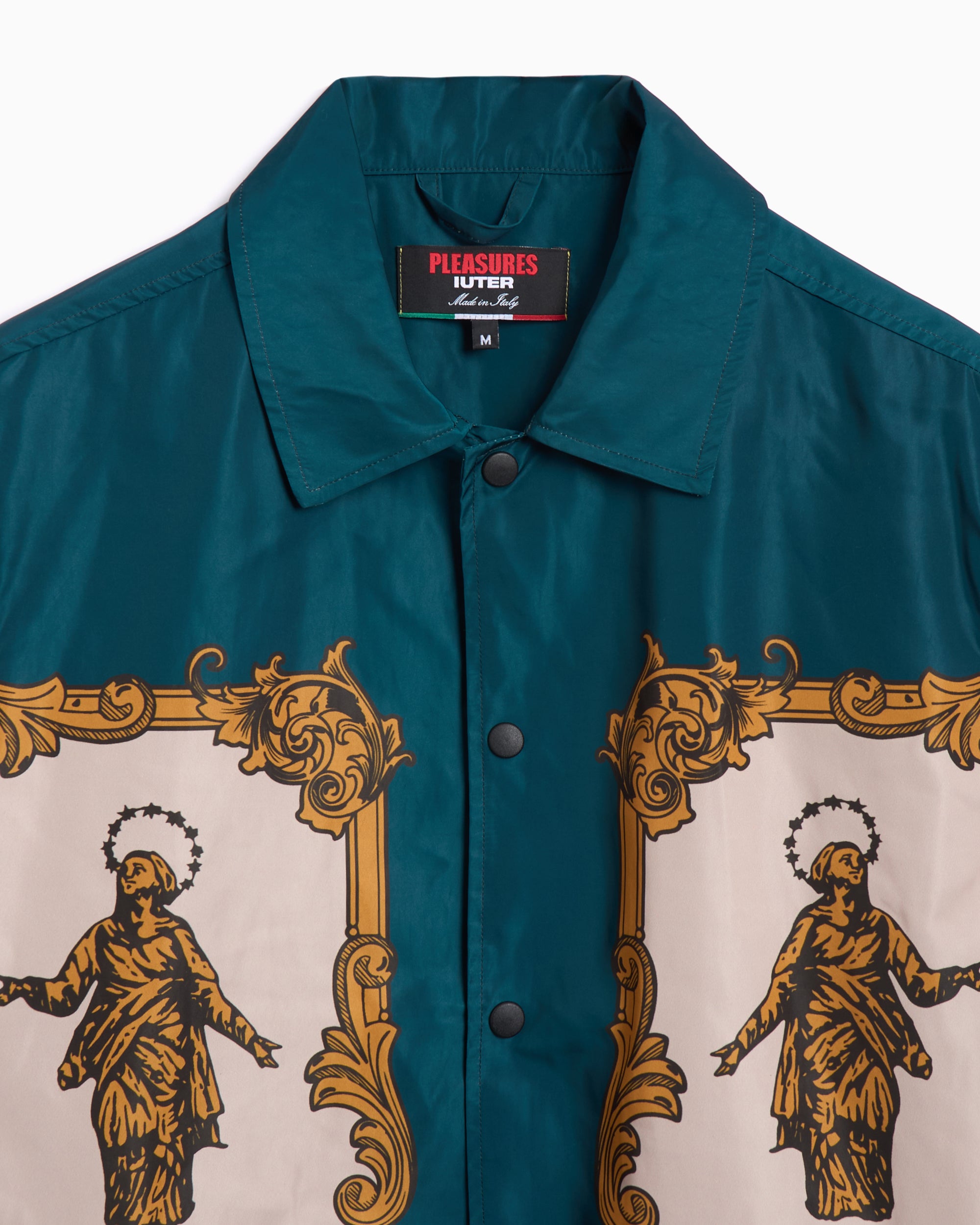 Jackets Coats Pleasures Lorenzo Men's Jacket Men's Light Jacket - P24IU001-GREEN