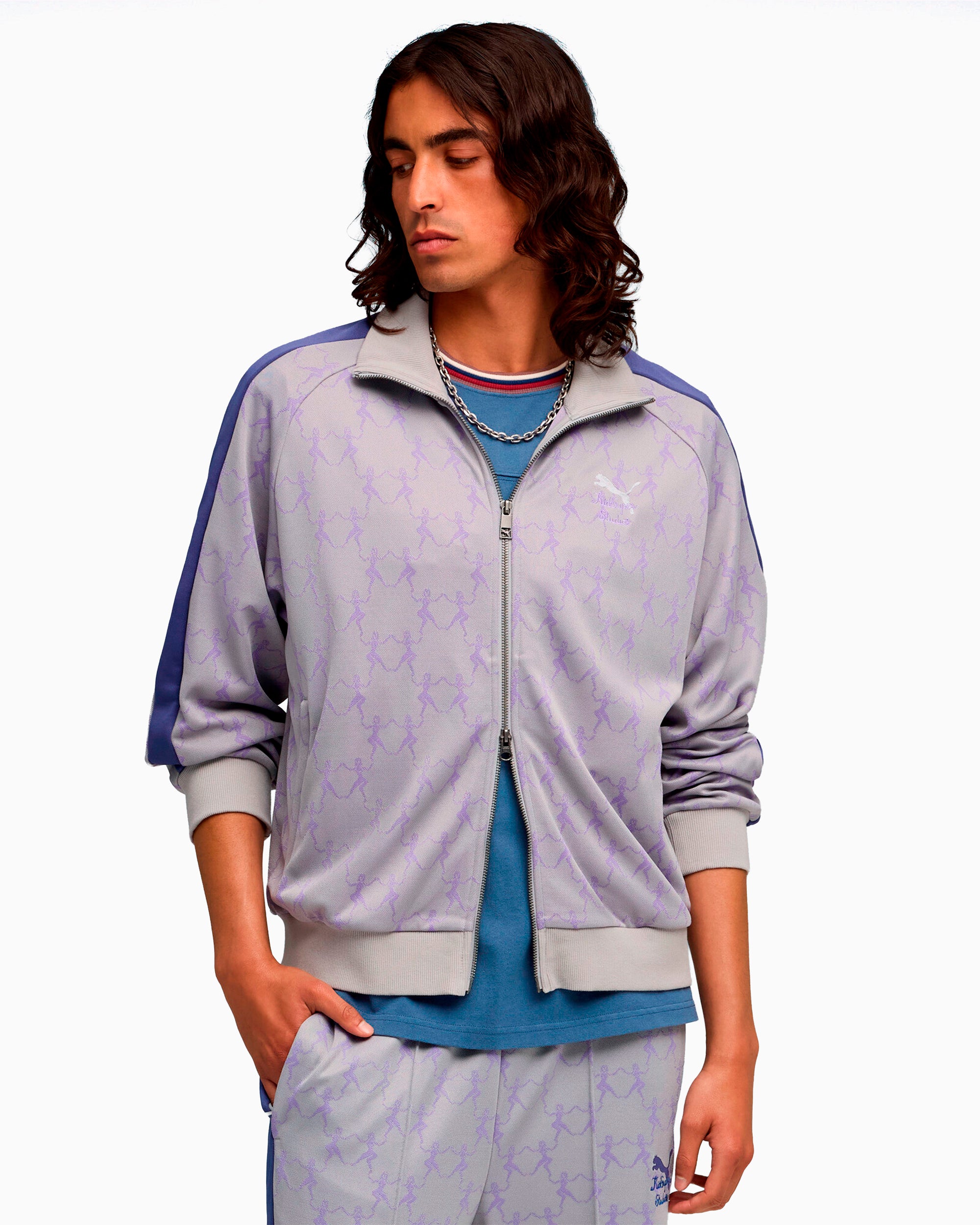 Jackets Coats Puma x KidSuper T7 Graphic Relaxed Men's Track Jacket - 632373-63
