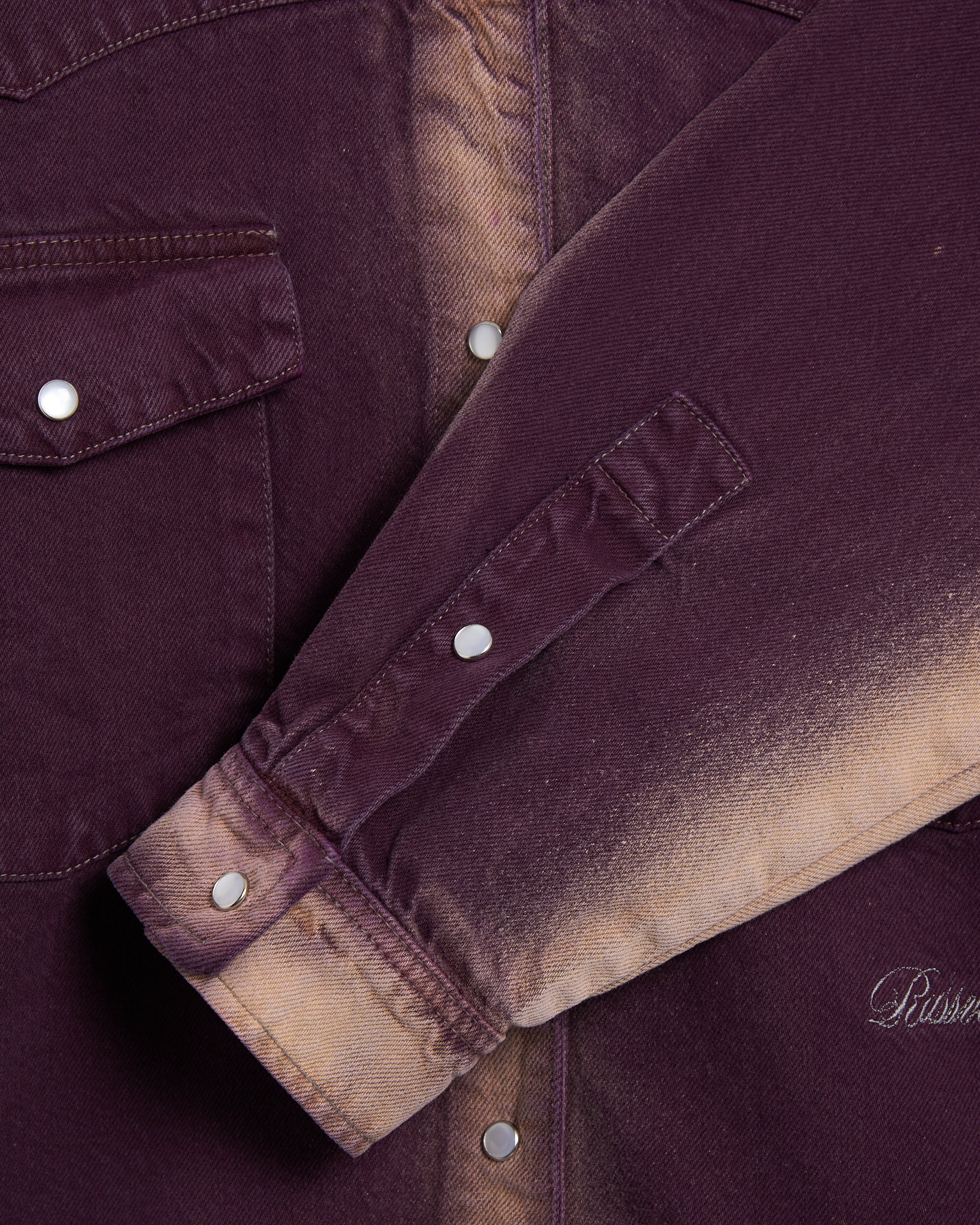 Jackets Coats Rassvet Shadow Wash Denim Relaxed Men's Overshirt - PACC17B011-1