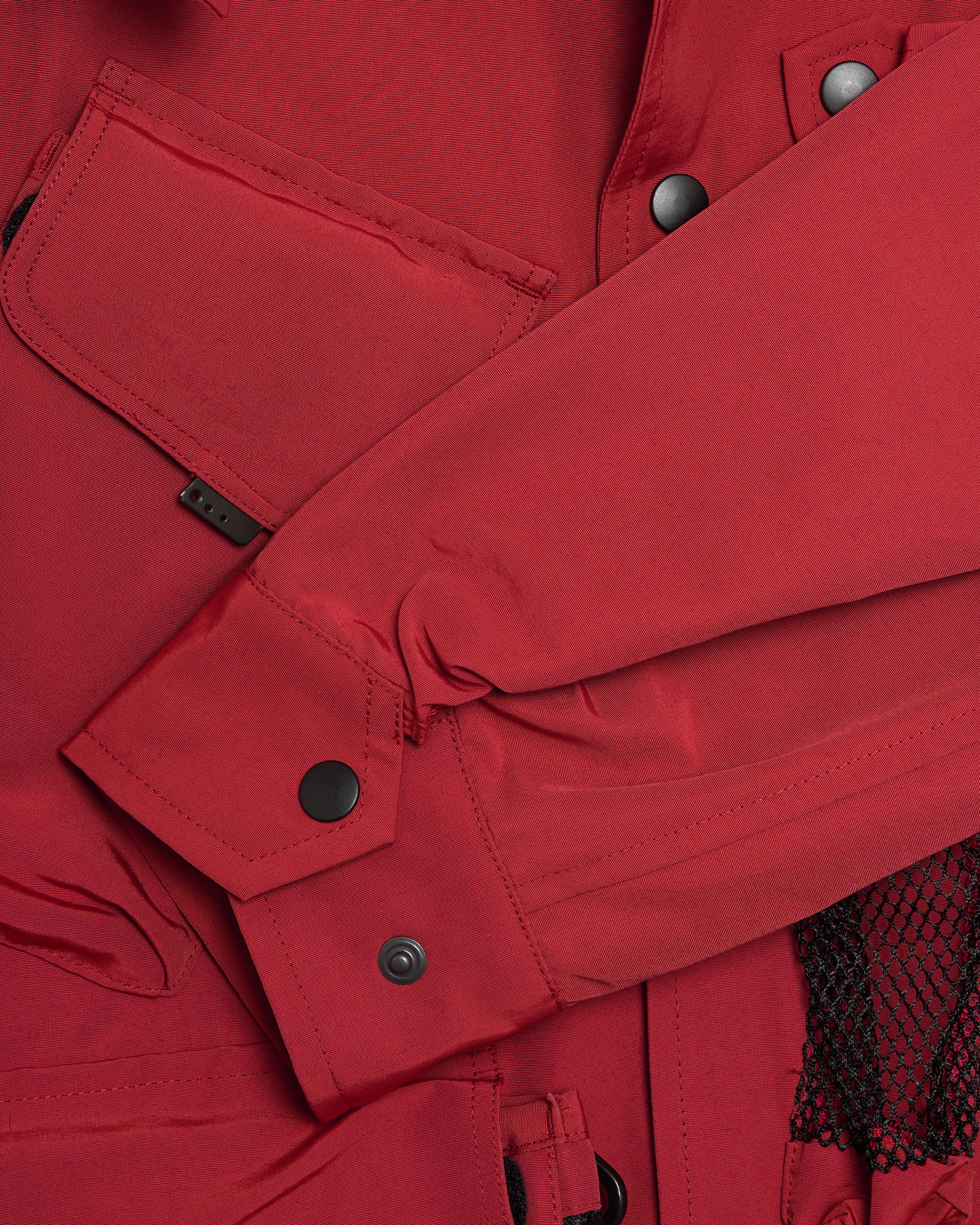 Jackets Coats South2 West8 Tenkara Trout Relaxed Men's Rain Jacket - RW561-A-Red