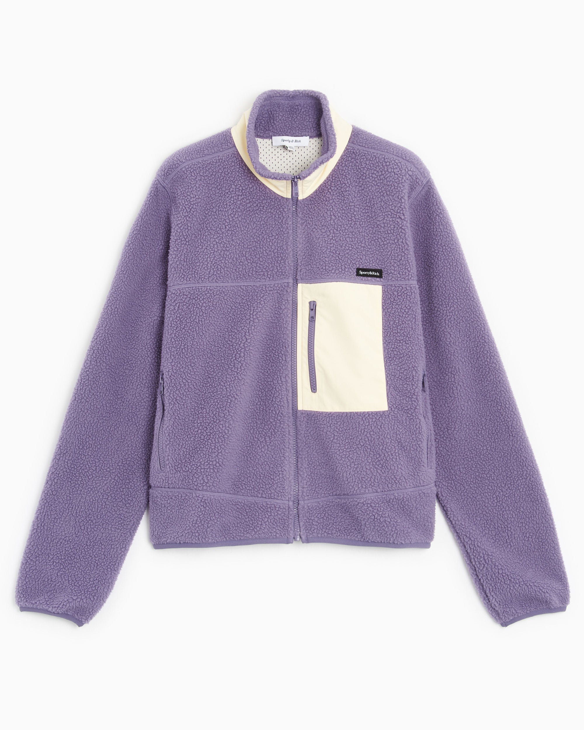 Jackets Coats Sporty & Rich Unisex Zipped Sherpa Jacket Unisex Fleece Jacket - JAAW2333GP