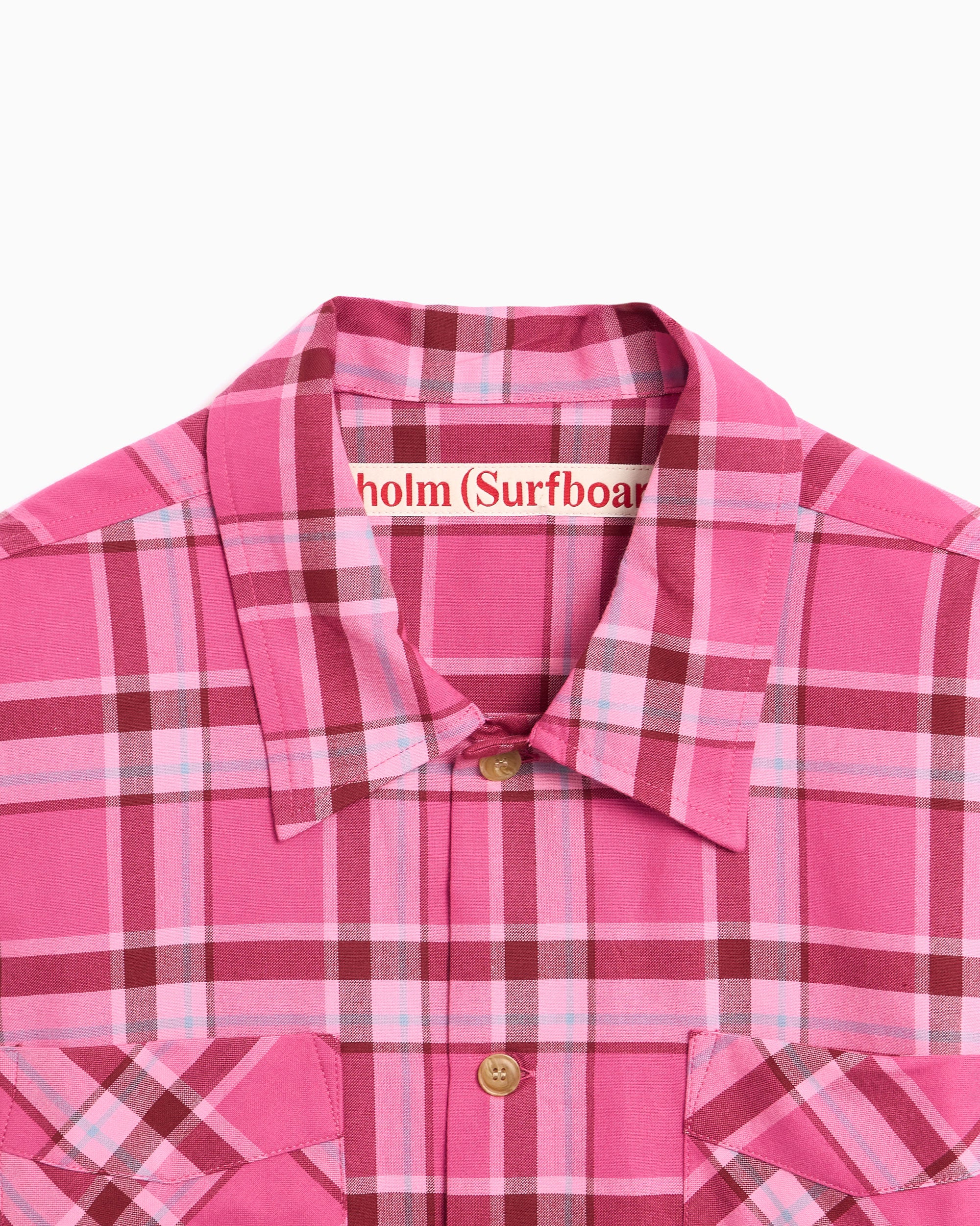 Jackets Coats Stockholm (Surfboard) Club Club Men's Overshirt​ Men's Overshirt - U4000165-Pink Check