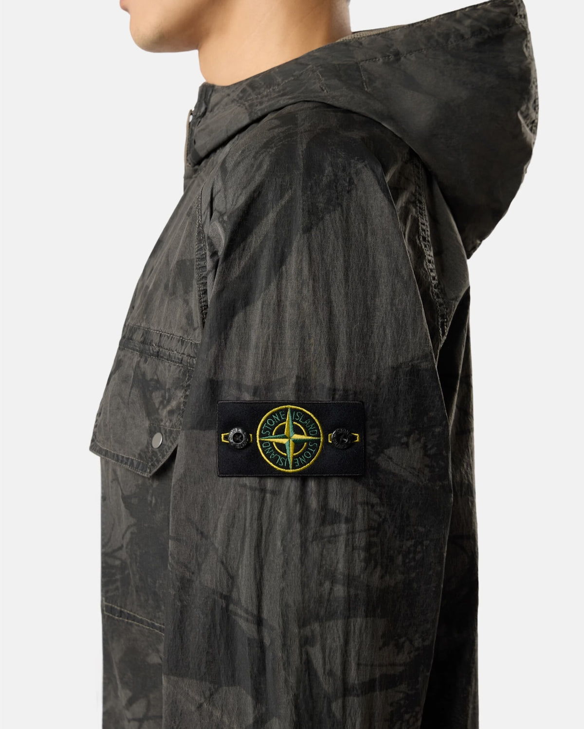 Jackets Coats Stone Island Forest Crinkle Reps-TC Camo Print Relaxed Men's Windbreaker - L2S151200038-V0094