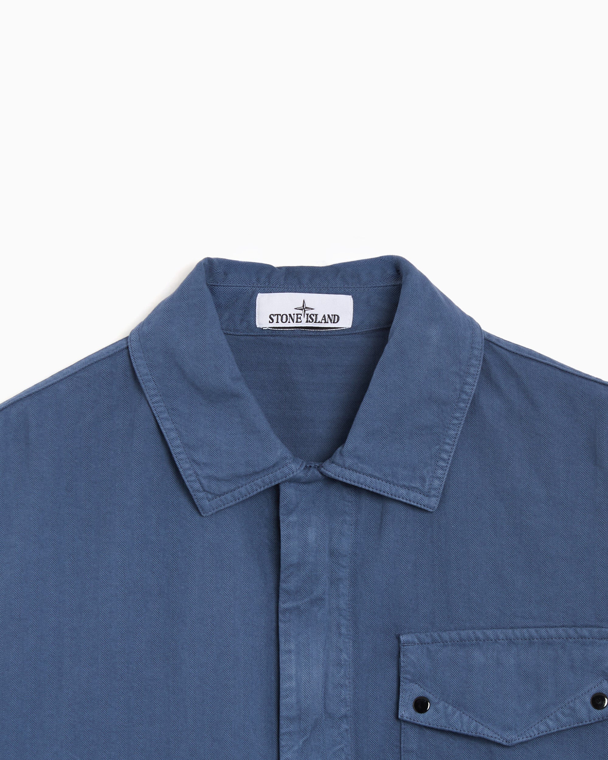 Jackets Coats Stone Island Herringbone Men's Overshirt - L2S151200014-V002E