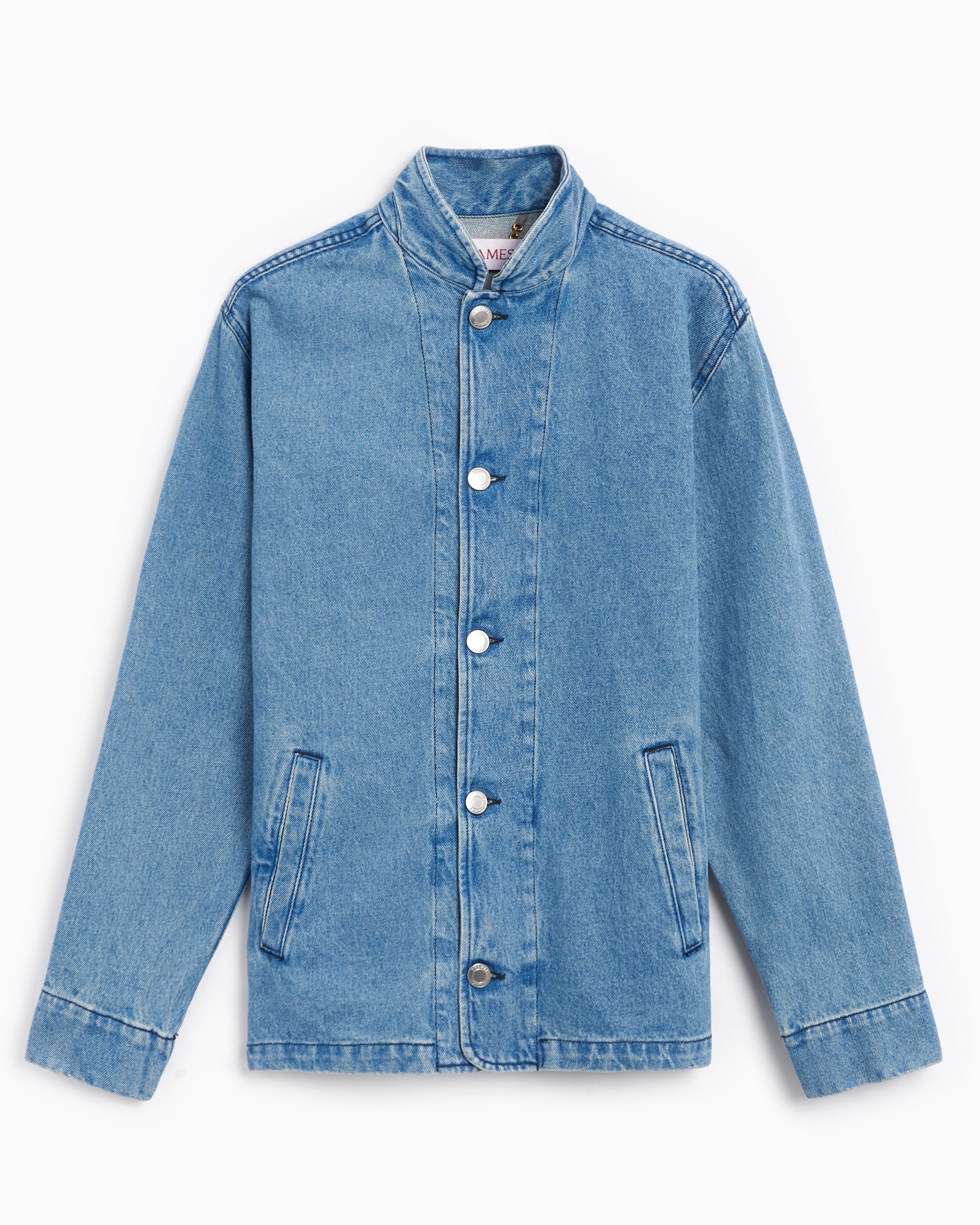 Jackets Coats THAMES MMXX. THAMES MMXX. Victor Men's Wash Denim Jacket Men's Denim Jacket - MMXX0722JKTBLU003