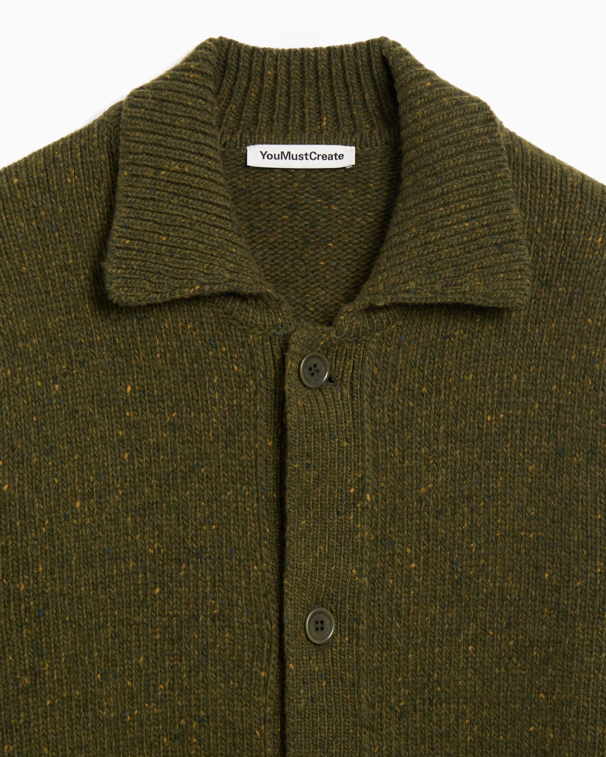Jackets Coats YMC Baker Men's Cardigan - P8ZAH-GREEN