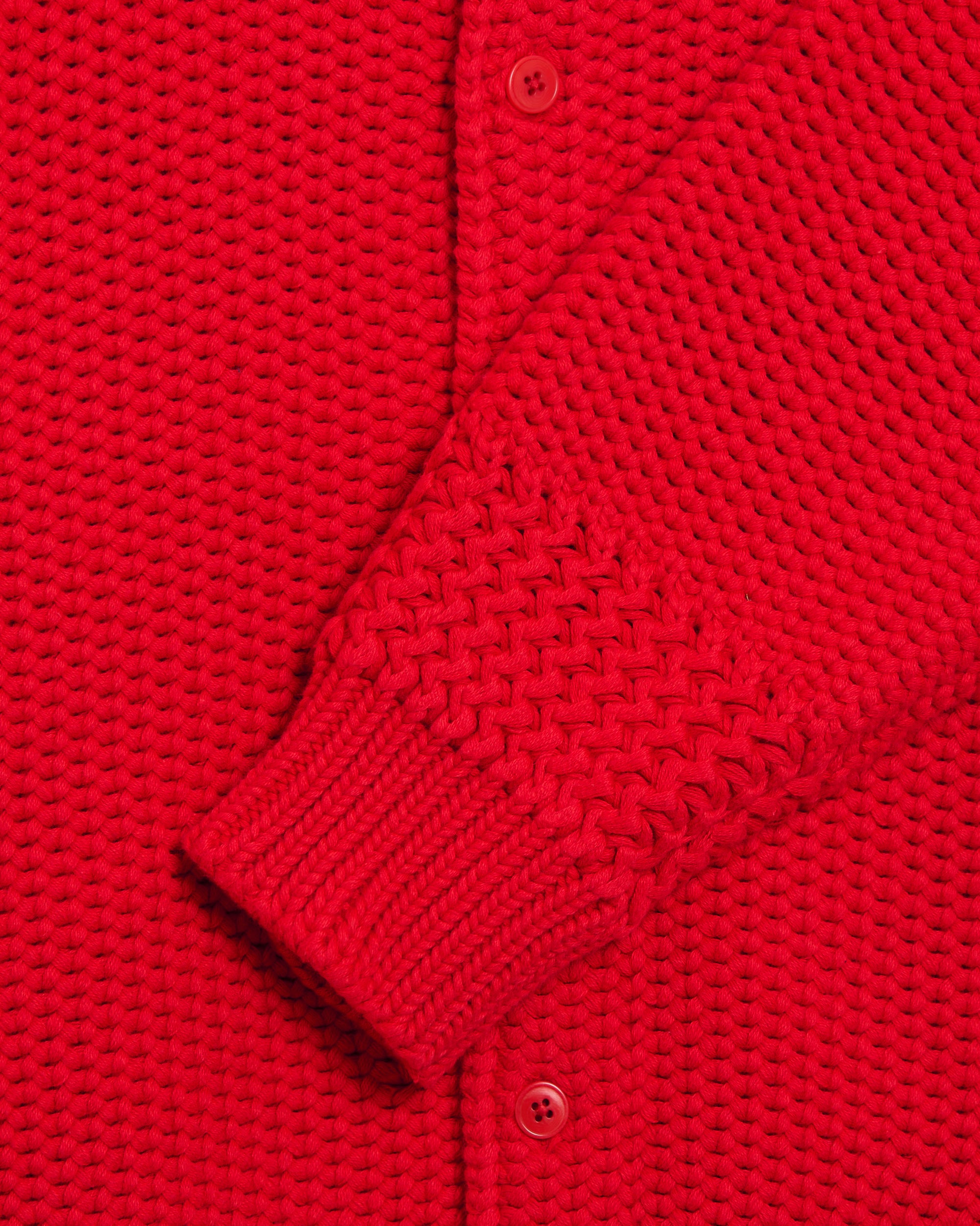 Jackets Coats YMC Rat Pack Men's Cardigan - P8ZAF-RED