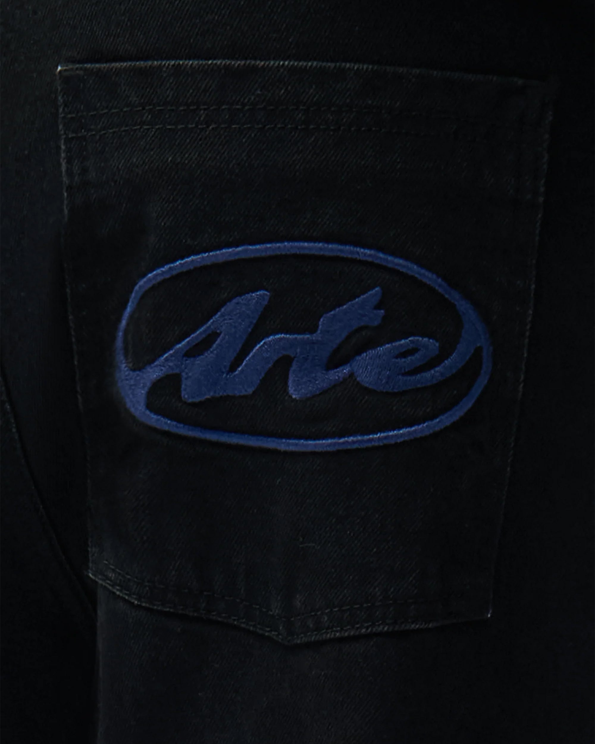 Jeans Arte Antwerp Circle Logo Relaxed Men's Baggy Jeans - SS26-211P-Black