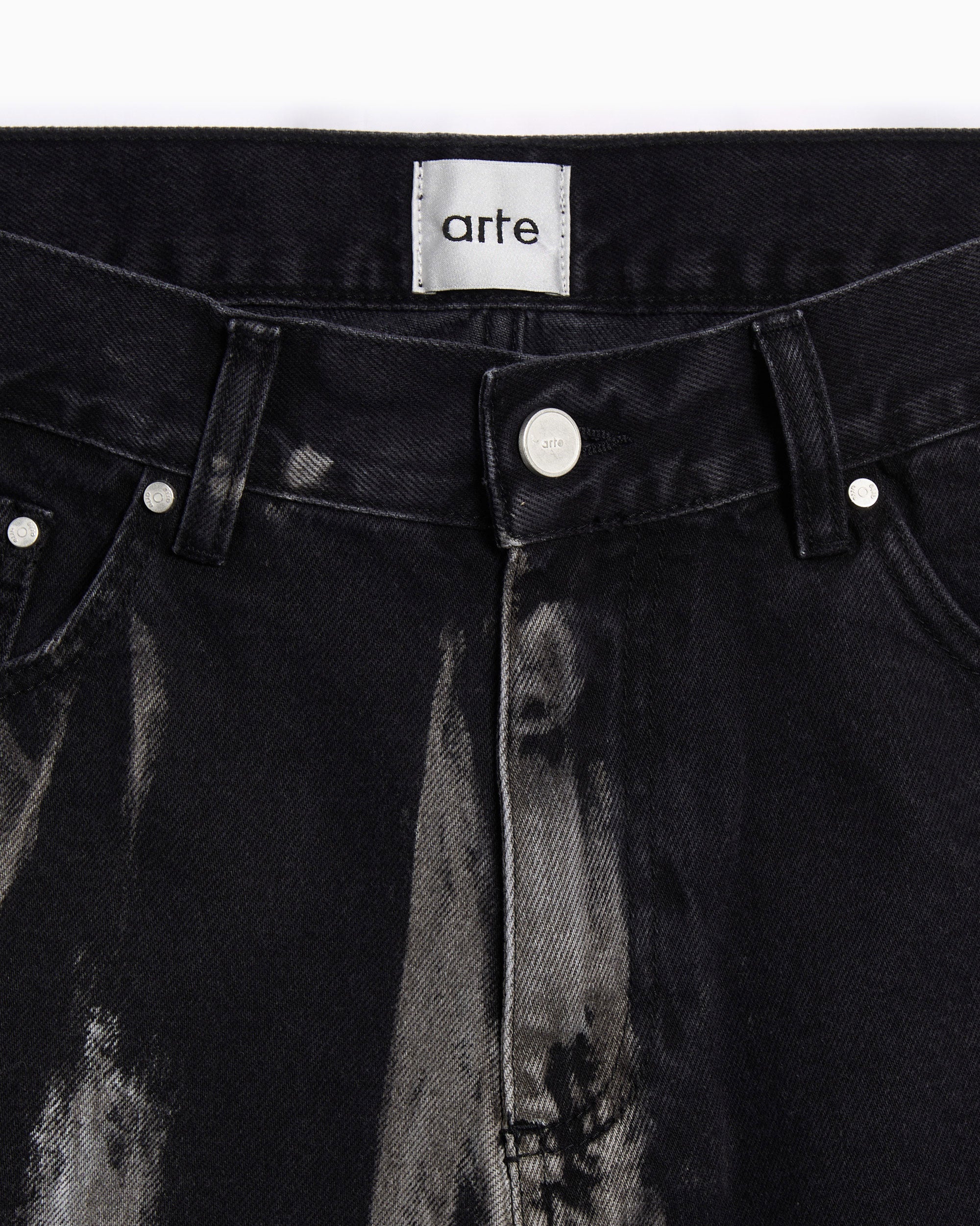 Jeans Arte Antwerp Washed Men's Jeans - AW25-030P-Black Denim