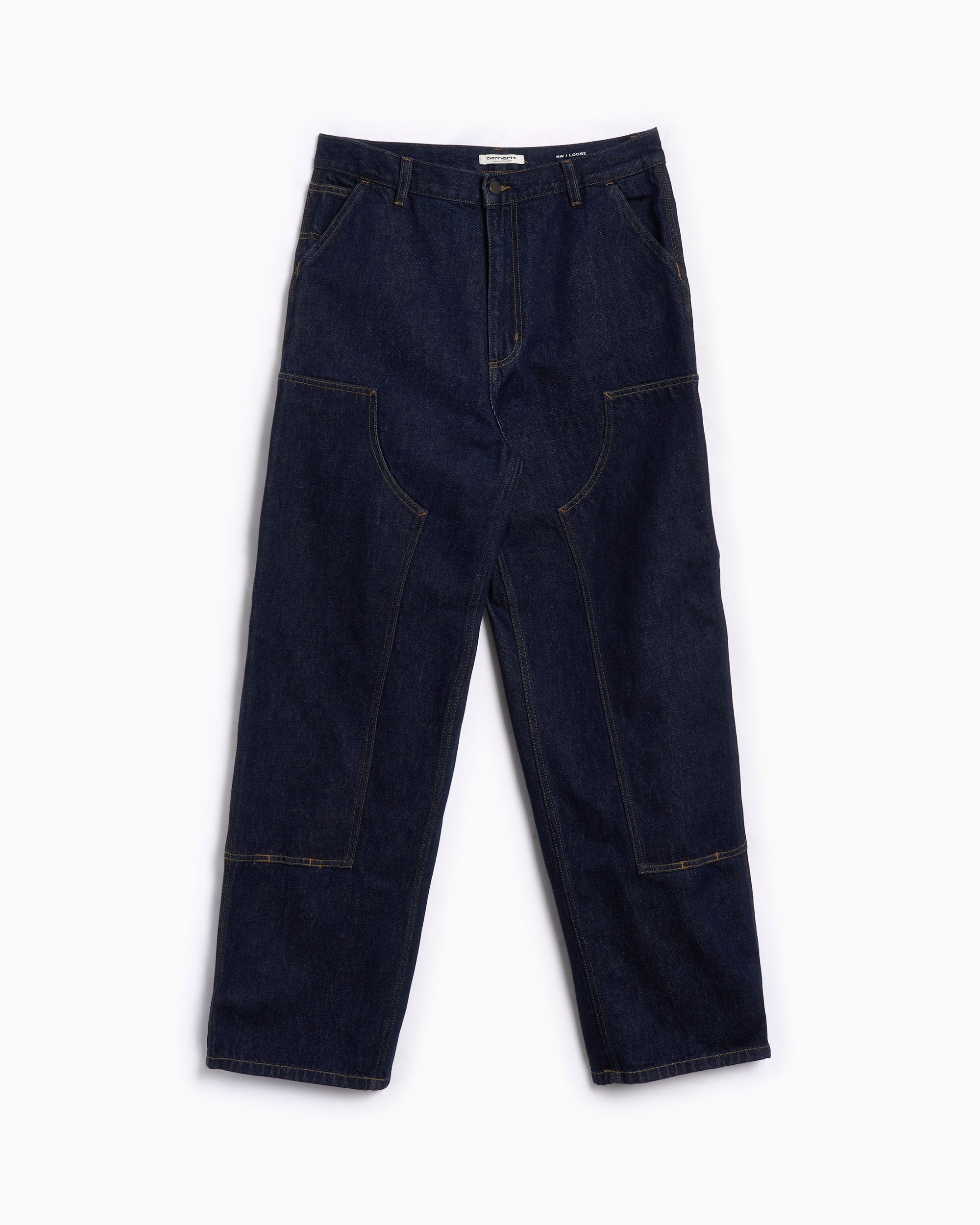 Jeans Carhartt WIP Brandon Double Knee Relaxed Women's Jeans - I034635-102