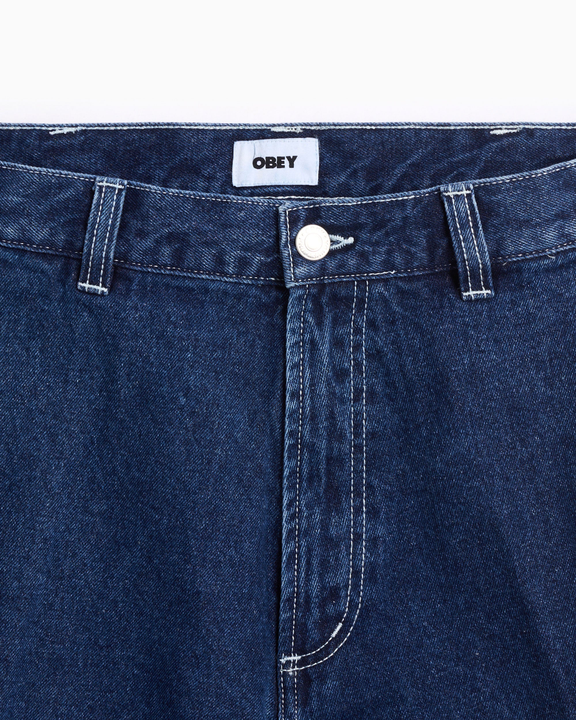 Jeans OBEY Clothing Big Wig Men's Cargo Denim Pants Men's Cargo Jeans - 142010094-STN