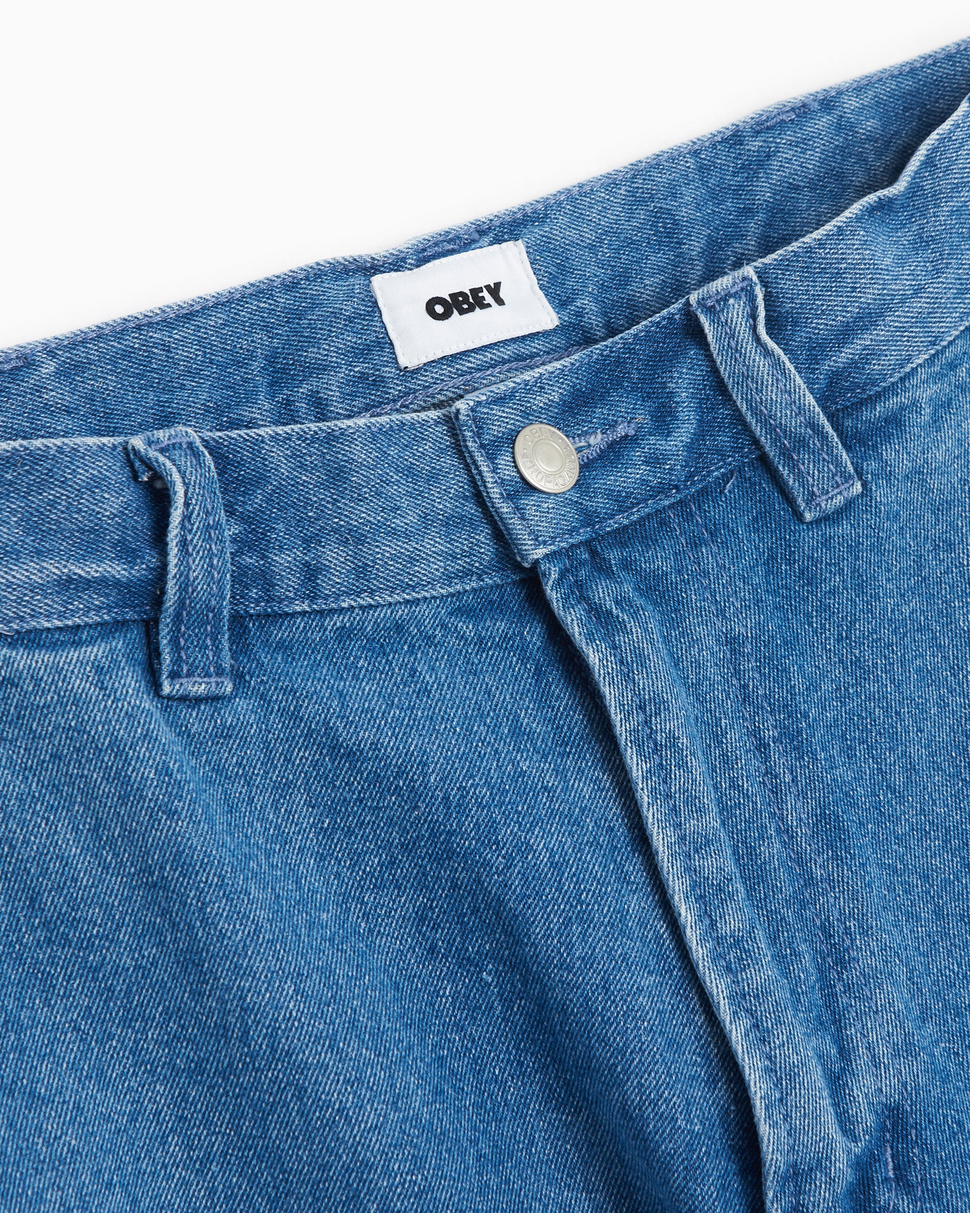 Jeans OBEY Clothing Bigwig Men's Carpenter Denim Pants Men's Jeans - 142010093-LIN