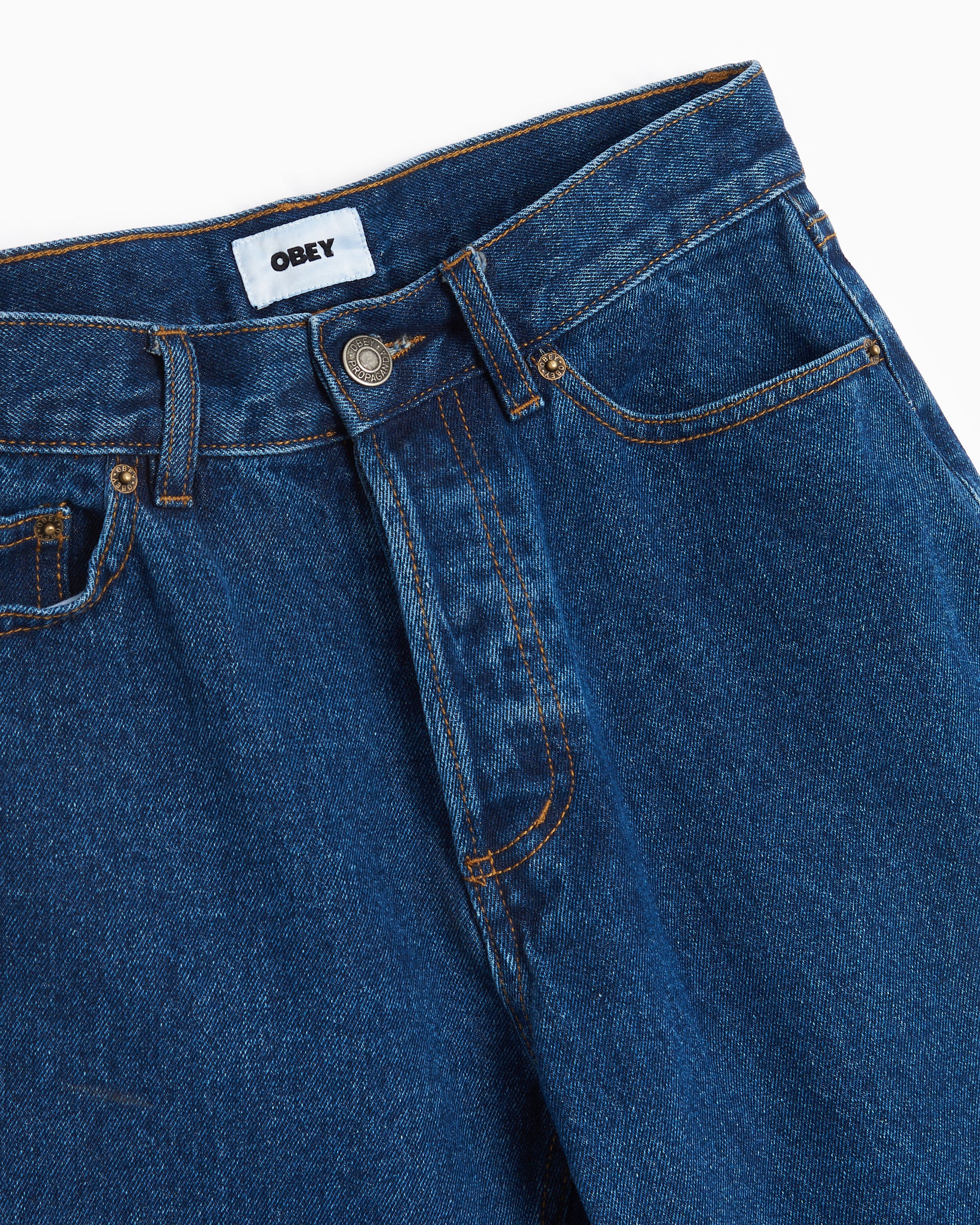 Jeans OBEY Clothing Hardwork Men's Denim Pants Men's Jeans - 142010077-STN