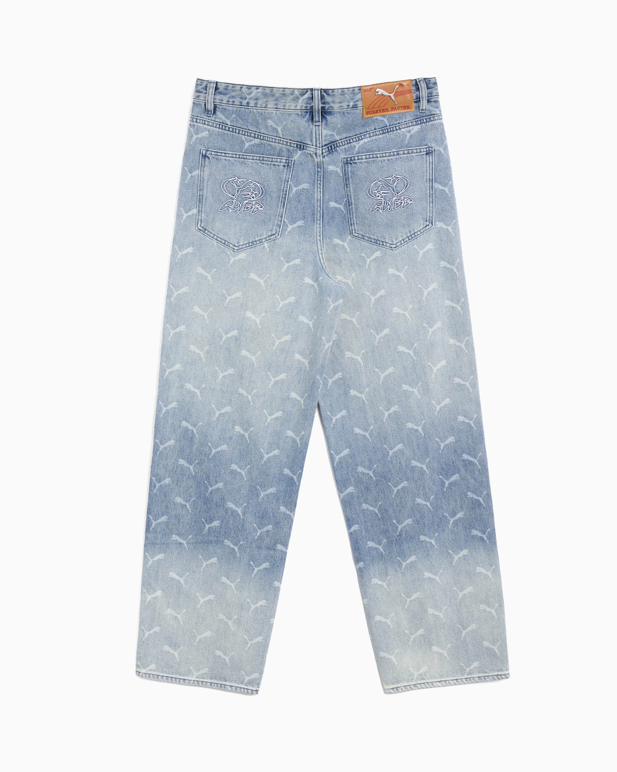 Jeans Puma x A$AP ROCKY Laser Monogram Men's Baggy Jeans - 633428-01