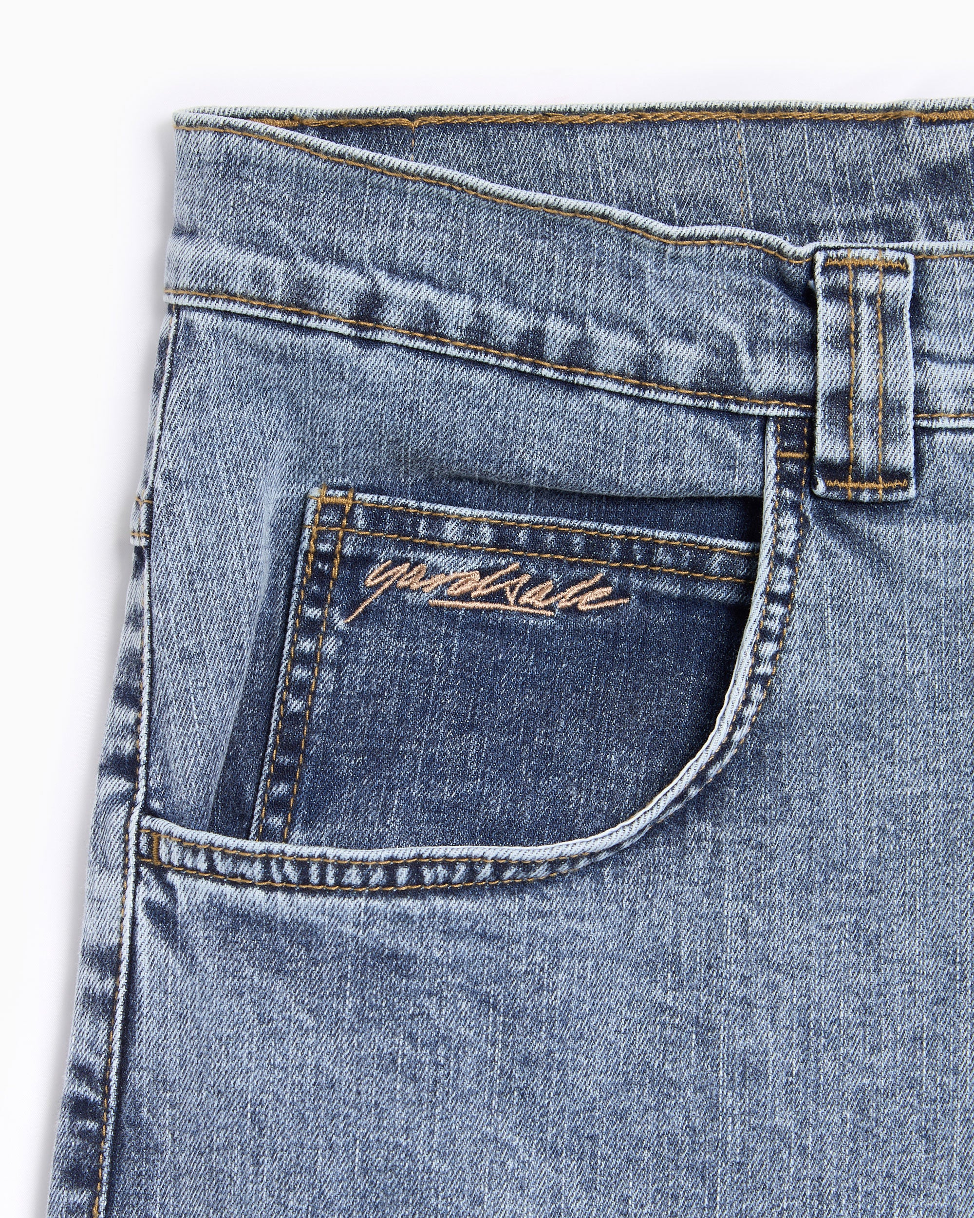 Jeans Yardsale Ivory Slub Straight Men's Jeans - PN26202
