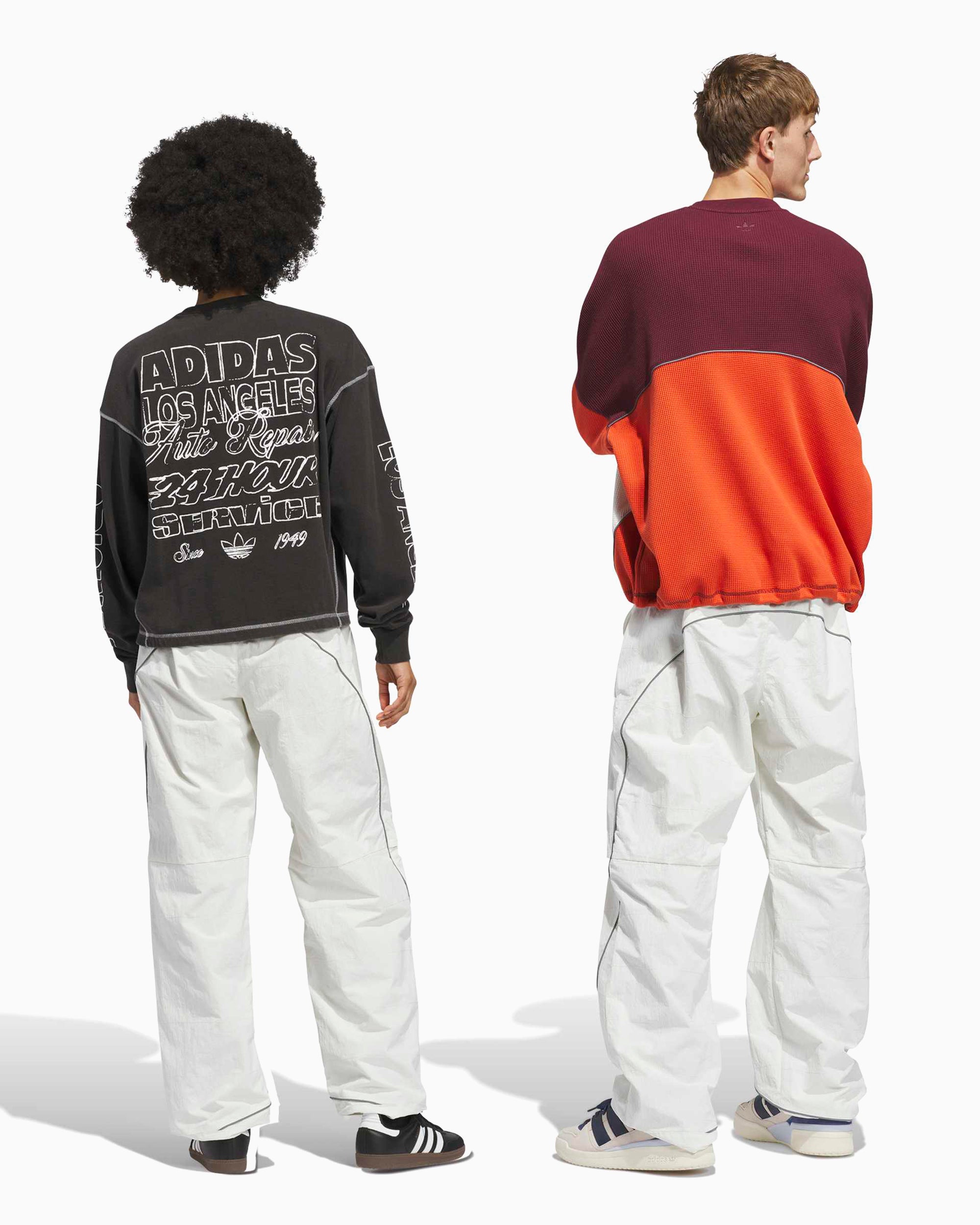 Pants adidas Originals Los Angeles Airdrome Shield Pants Relaxed Unisex Pants - KB7390