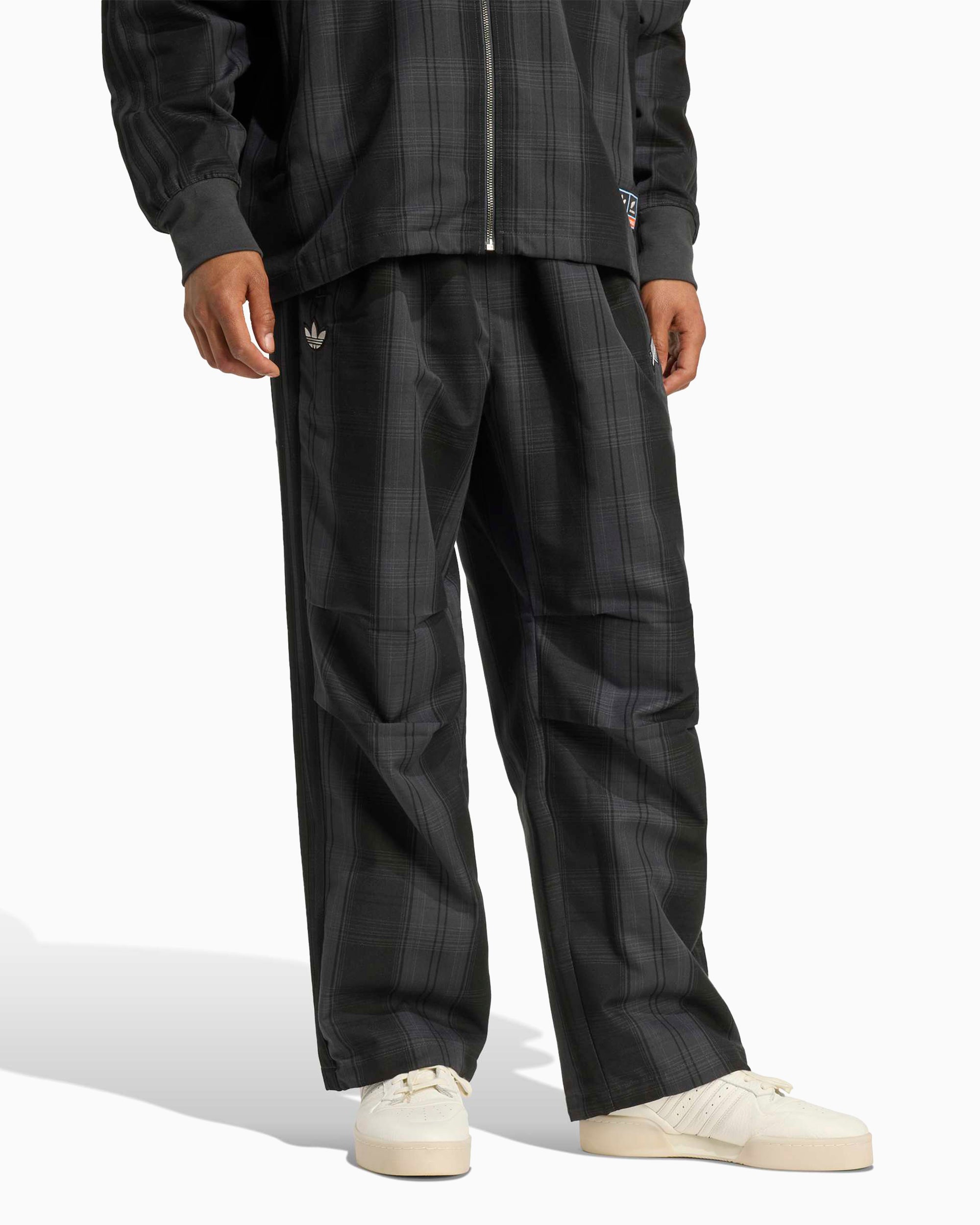 adidas Originals x All Blacks Firebird Plaid Relaxed Track Pants voor
