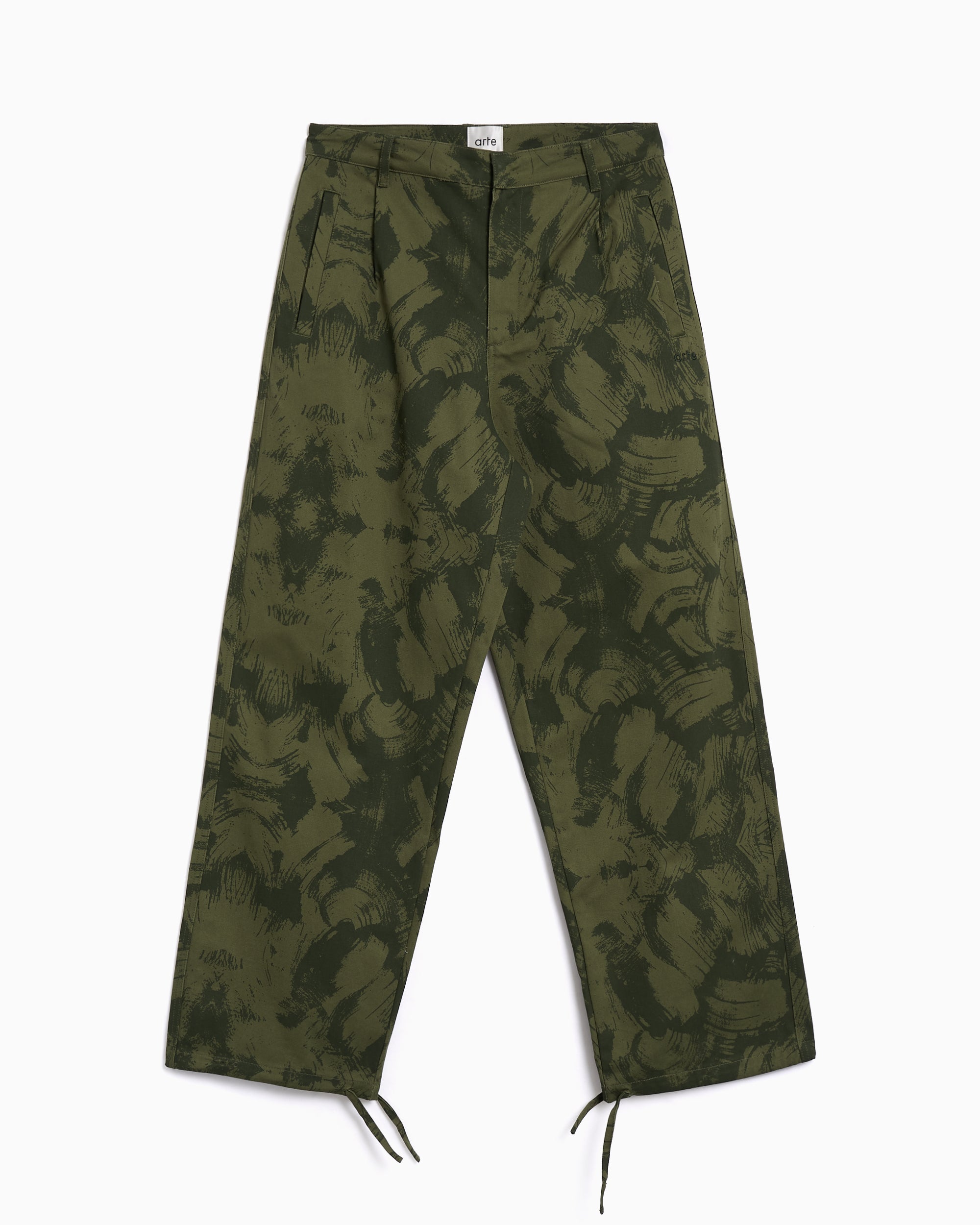 Pants Arte Antwerp Scratch Technical Men's Baggy Pants - AW25-044P-Green