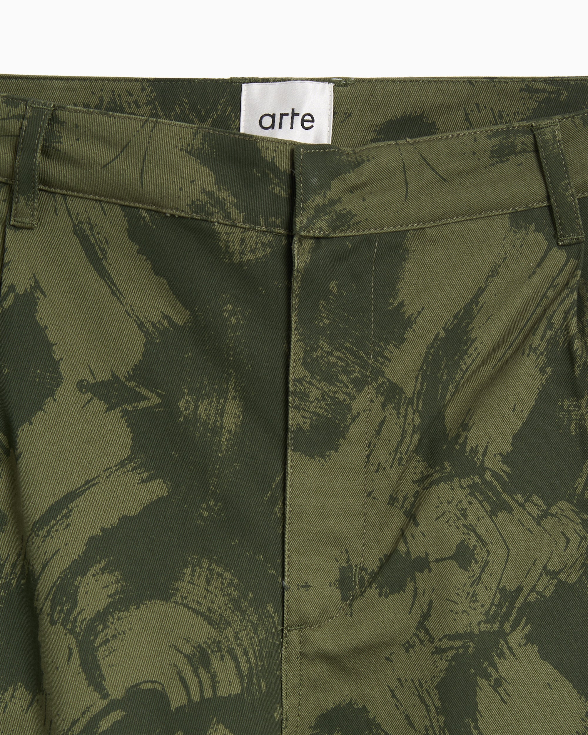 Pants Arte Antwerp Scratch Technical Men's Baggy Pants - AW25-044P-Green