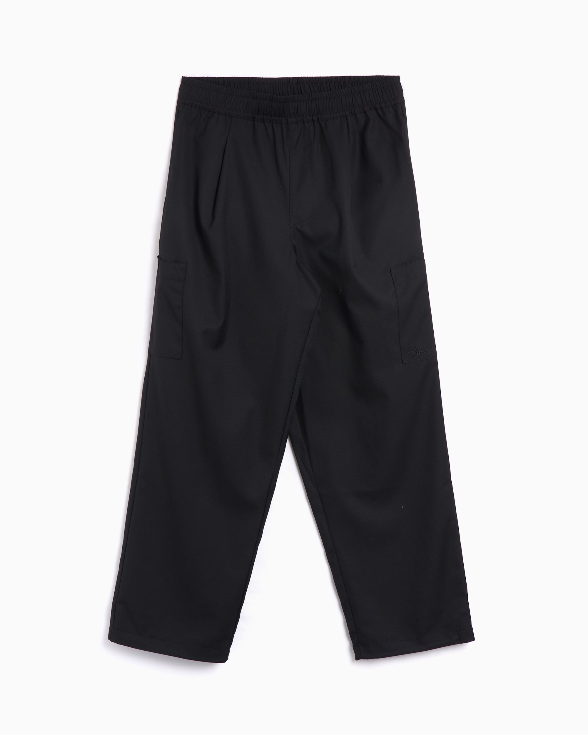 Pants Dime MTL Men's Cargo Dress Pants Relaxed Men's Cargo Pants - DIMEHO2417BLK