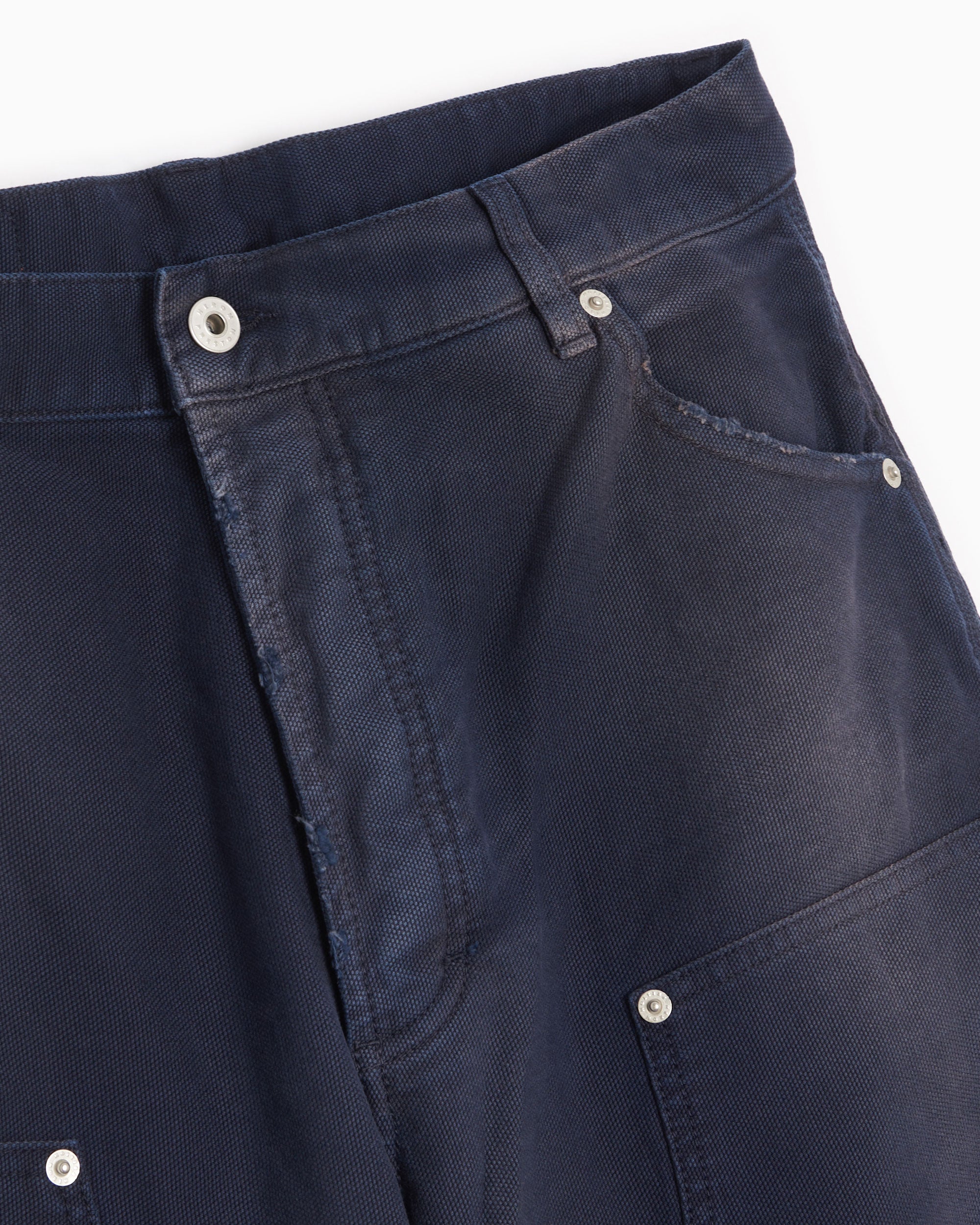 Pants Heron Preston Distressed Canvas Men's Carpenter Pants Men's Pants - HMCA027F23FAB0014600