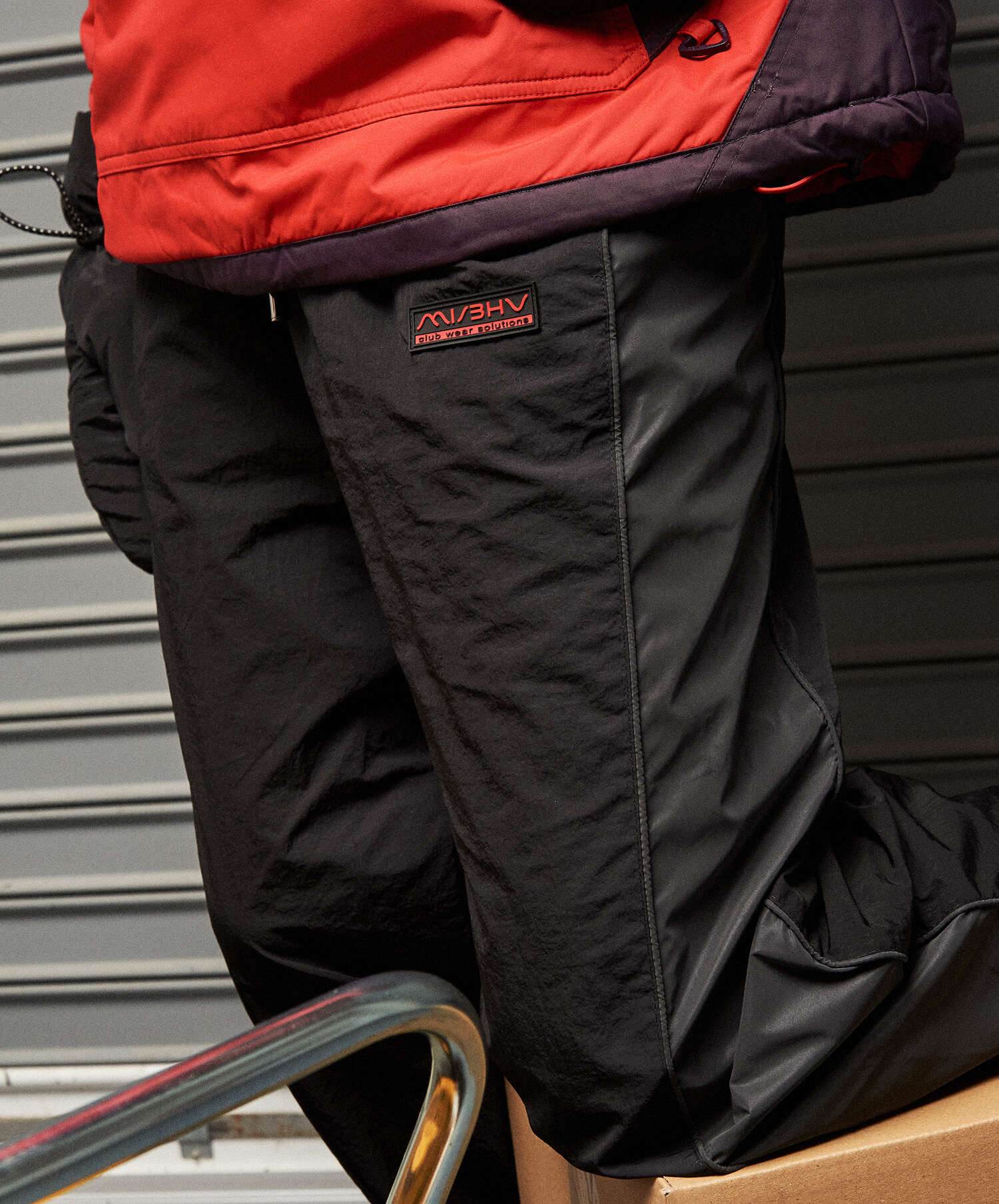 Pants MISBHV Black On Black Nylon Men's Pants Men's Pants - 120M203