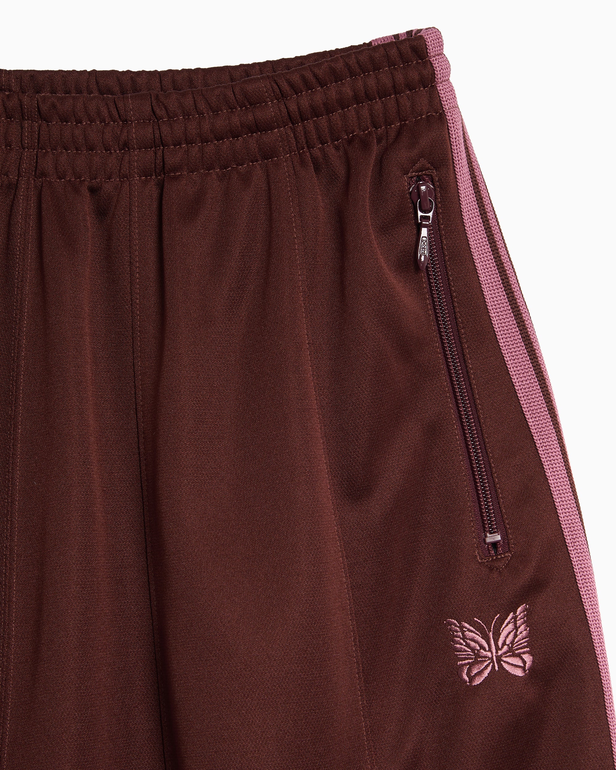 Pants Needles Poly Smooth Oversize Men's Track Pants - RW320-A-Brown